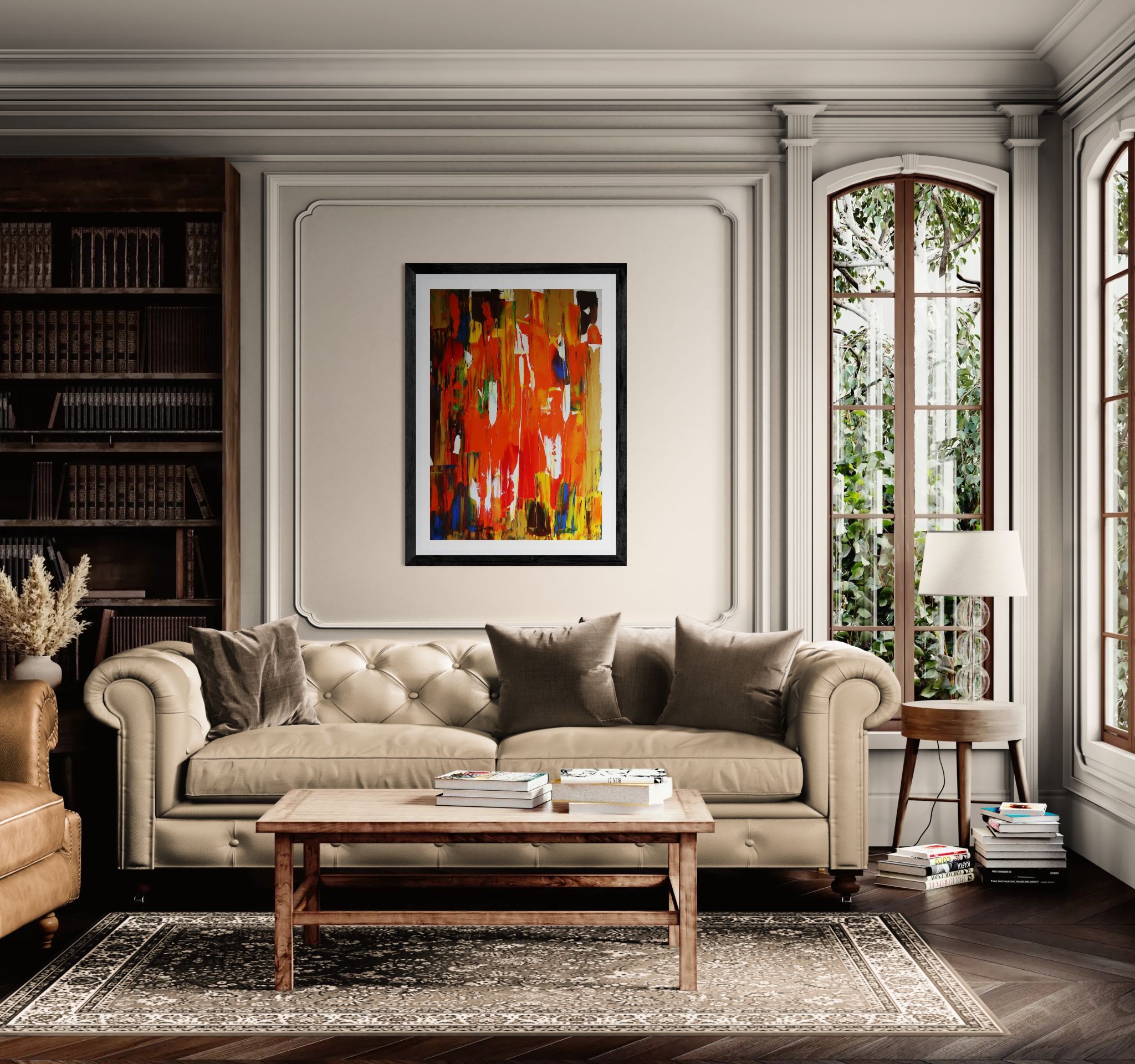 Burn baby burn by Norman Barrett Wall Art Print