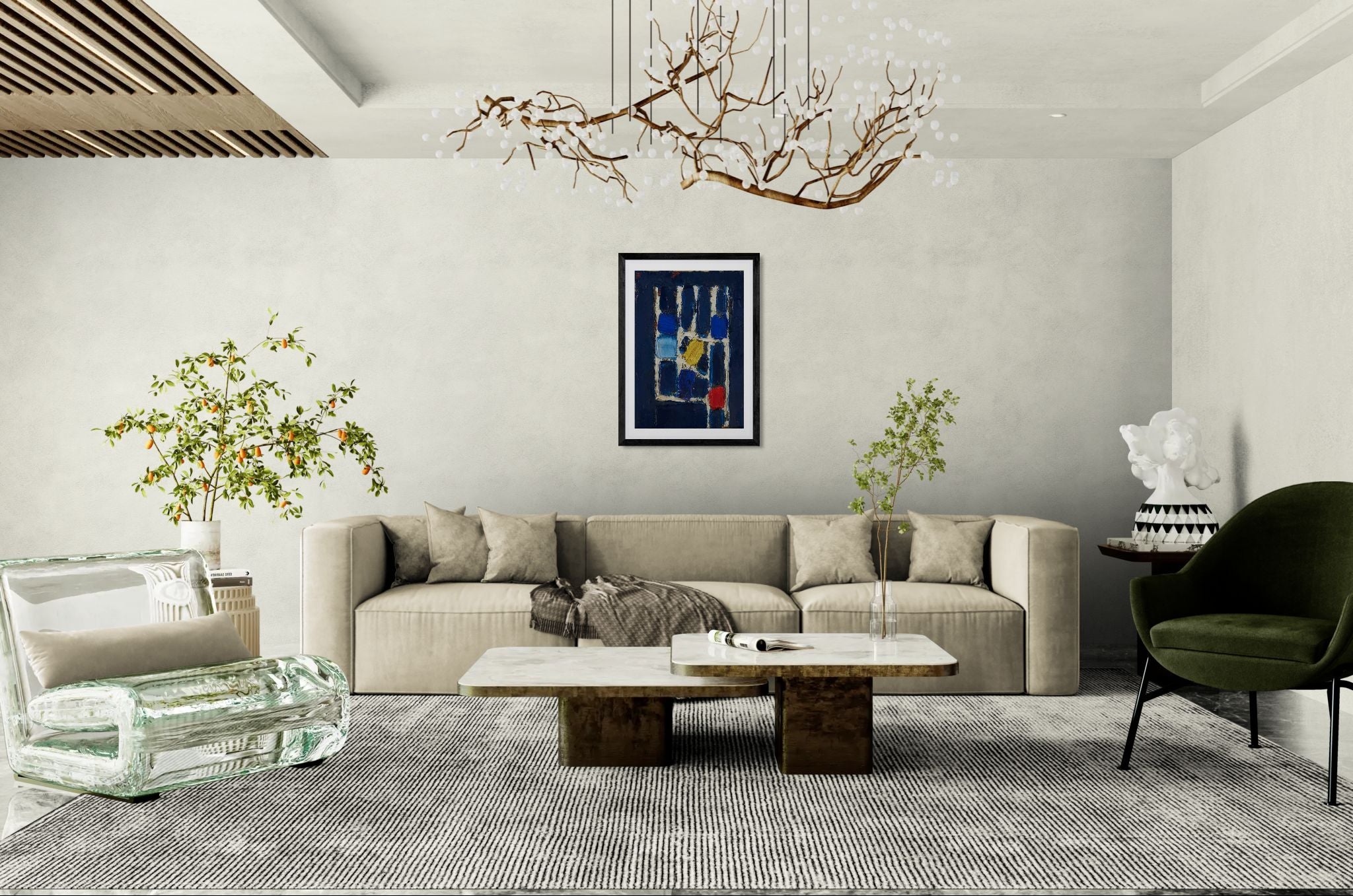 JMC-1970-2 by Jean Michel Coulon Wall Art Print