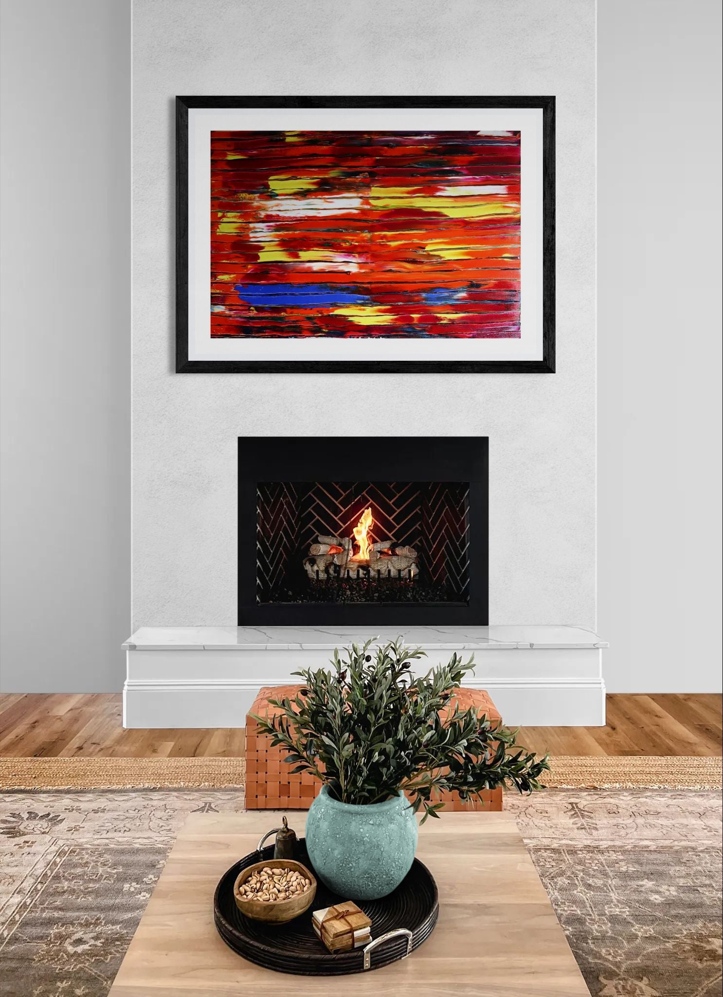 Heat by Norman Barrett Wall Art Print