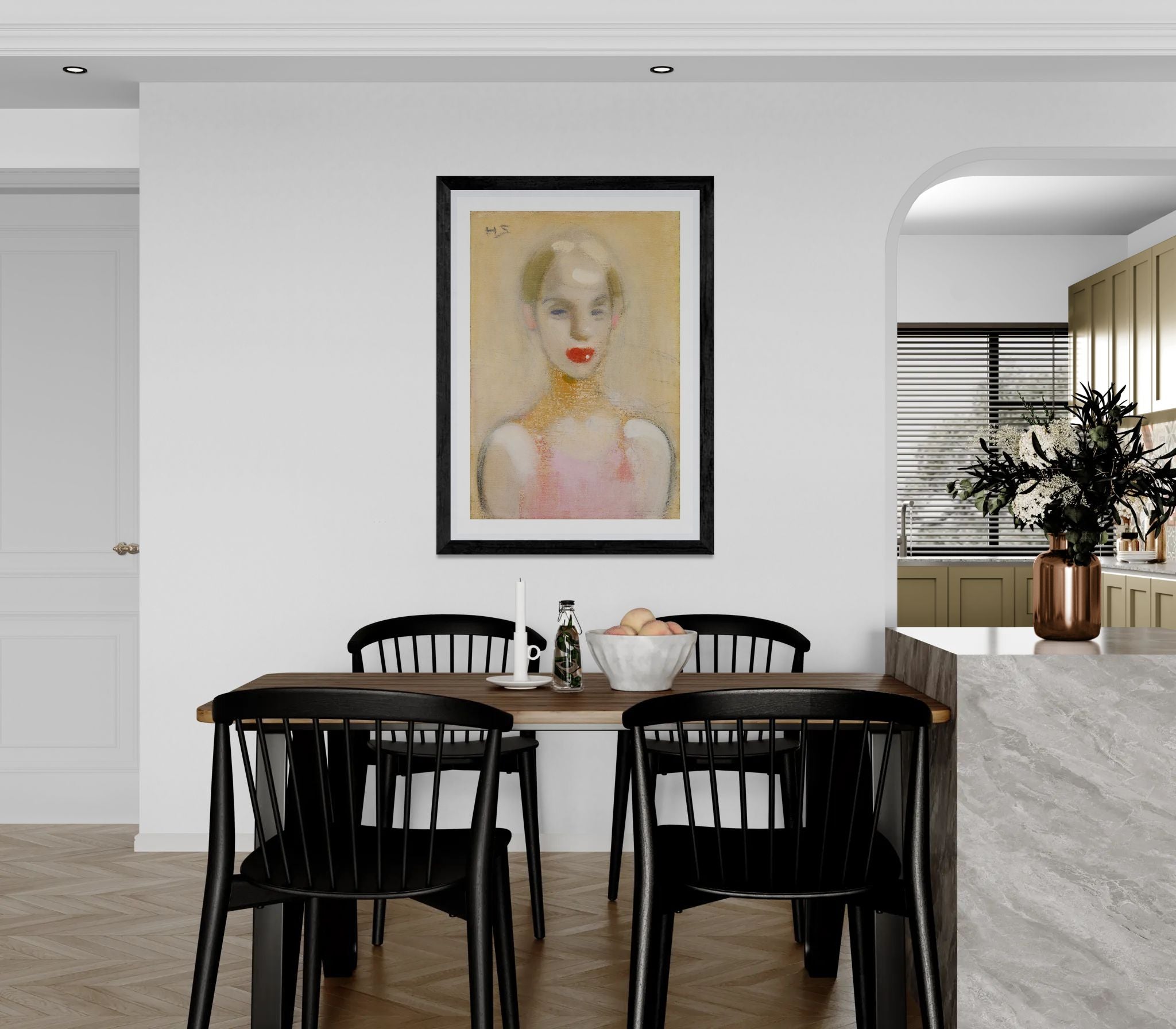 Circus Girl by Helene Schjerfbeck Wall Art Print