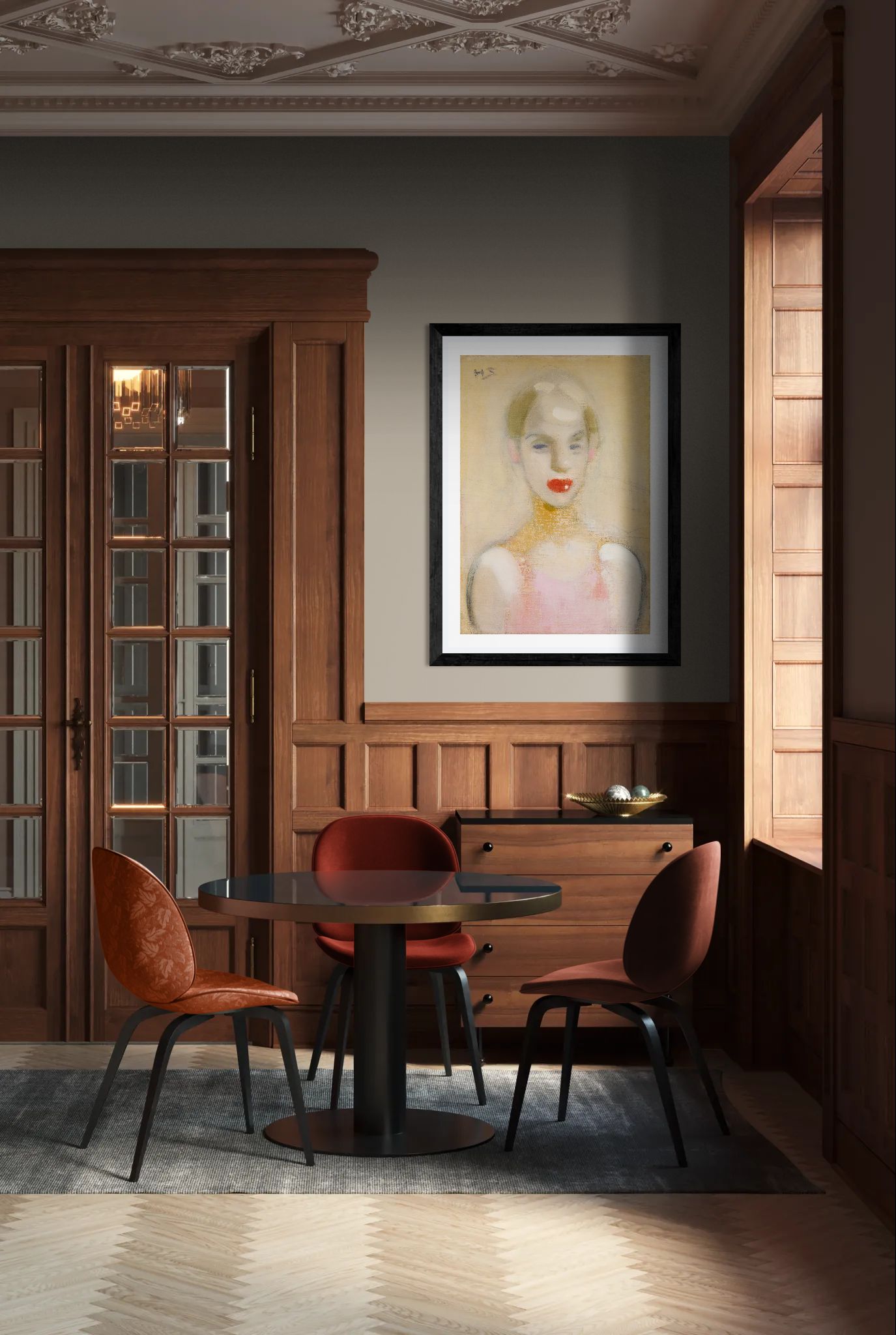 Circus Girl by Helene Schjerfbeck Wall Art Print