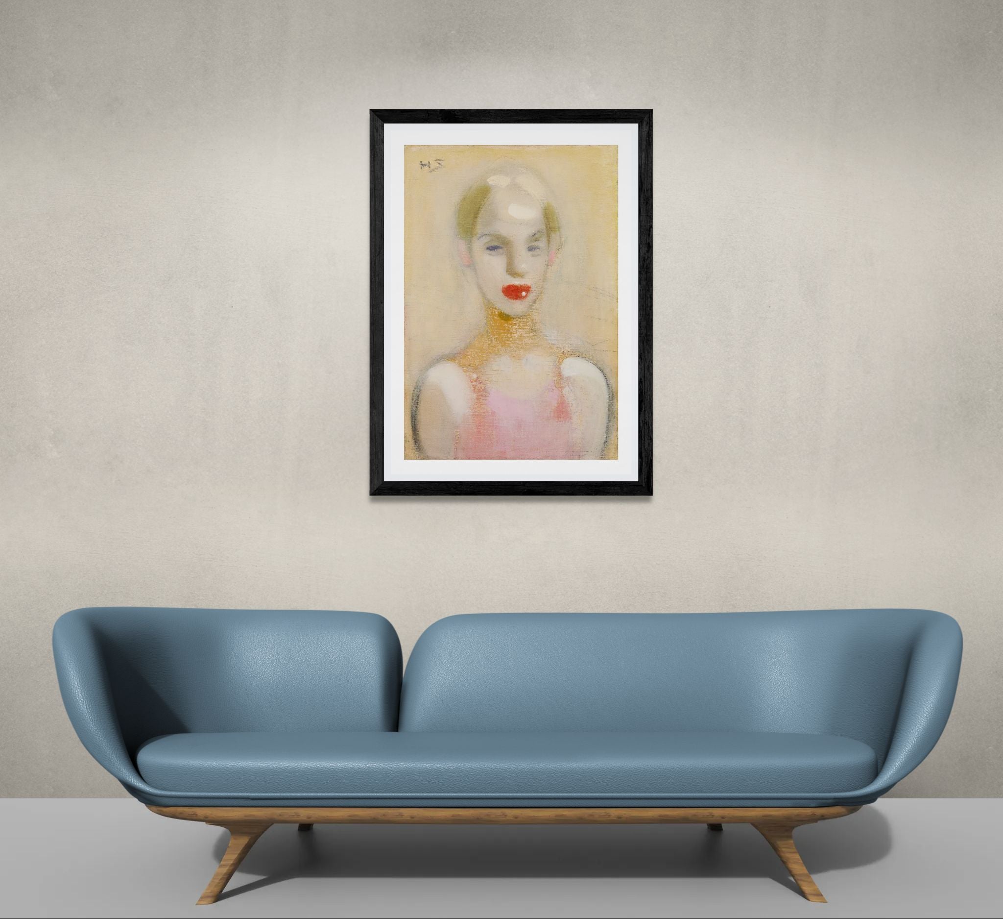Circus Girl by Helene Schjerfbeck Wall Art Print
