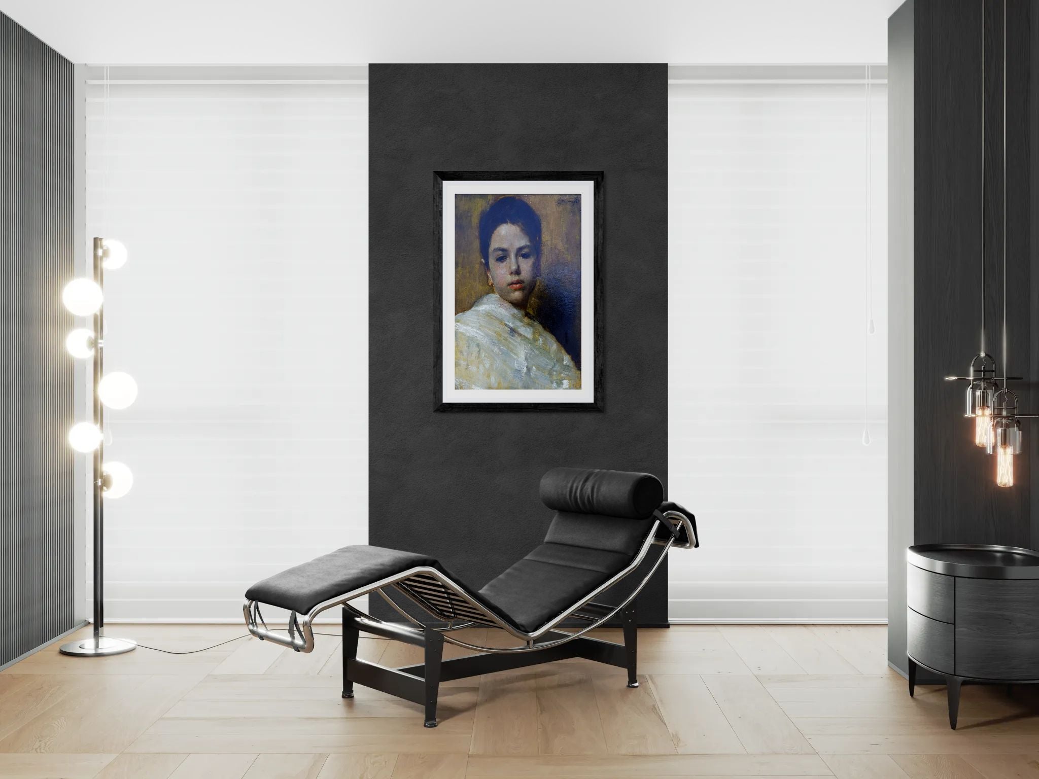 Carminella by Antonio Mancini Wall Art Print