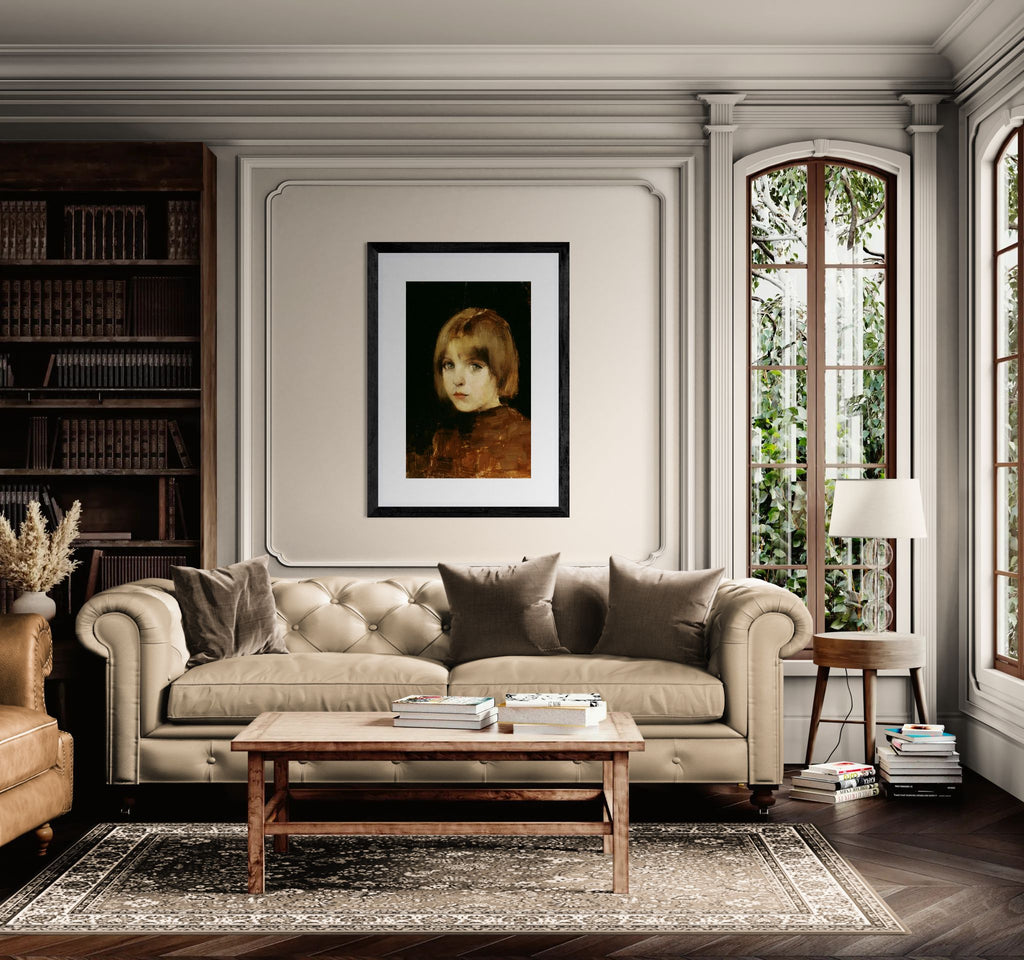 Tytuotokuva by Helena Schjerfbeck Wall Art Print