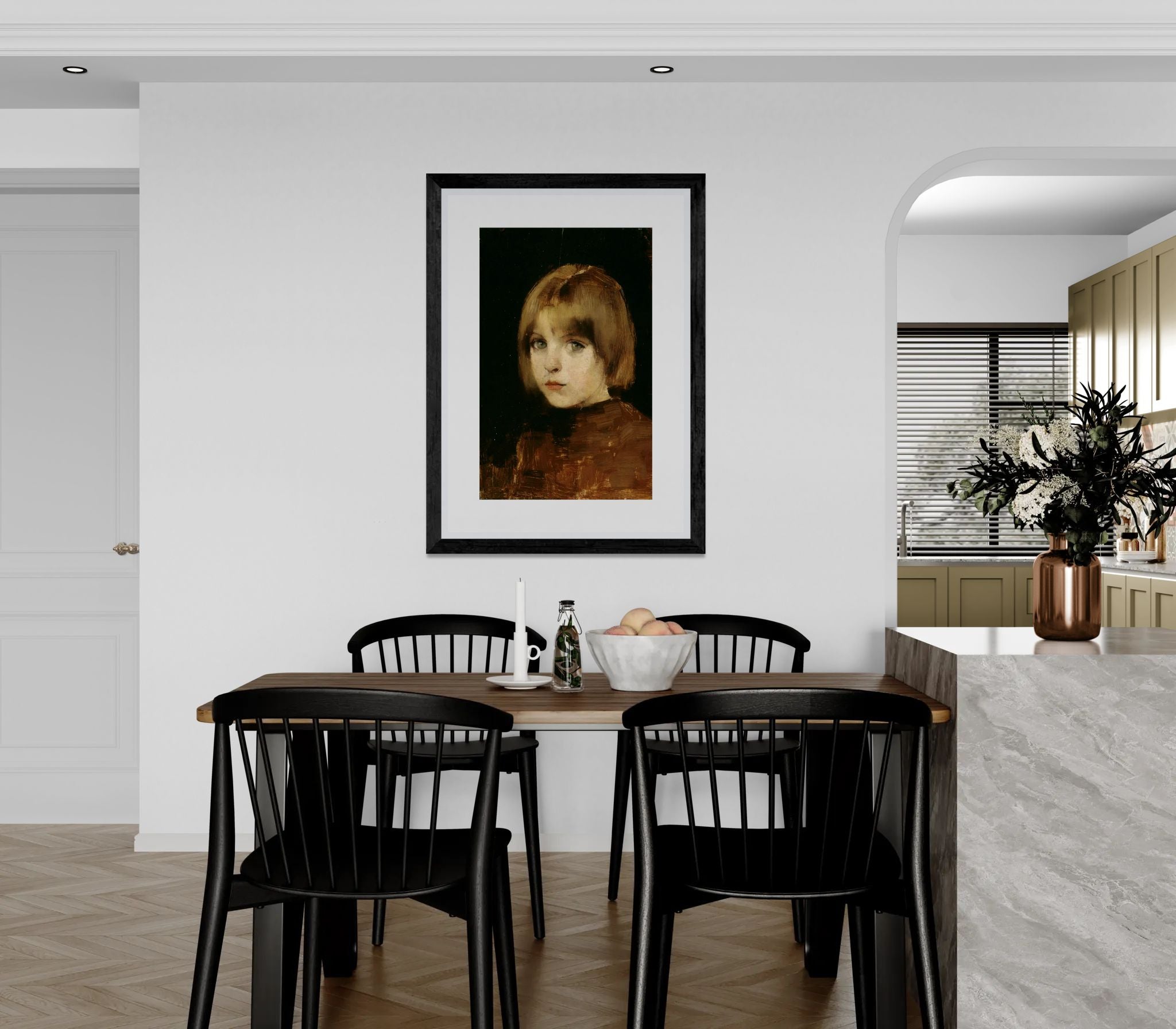 Tytuotokuva by Helena Schjerfbeck Wall Art Print