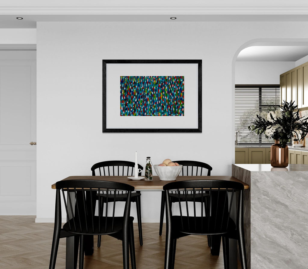 Colours Of The Soul Reflecting On Water by Ariel Chavarro Avila Wall Art Print