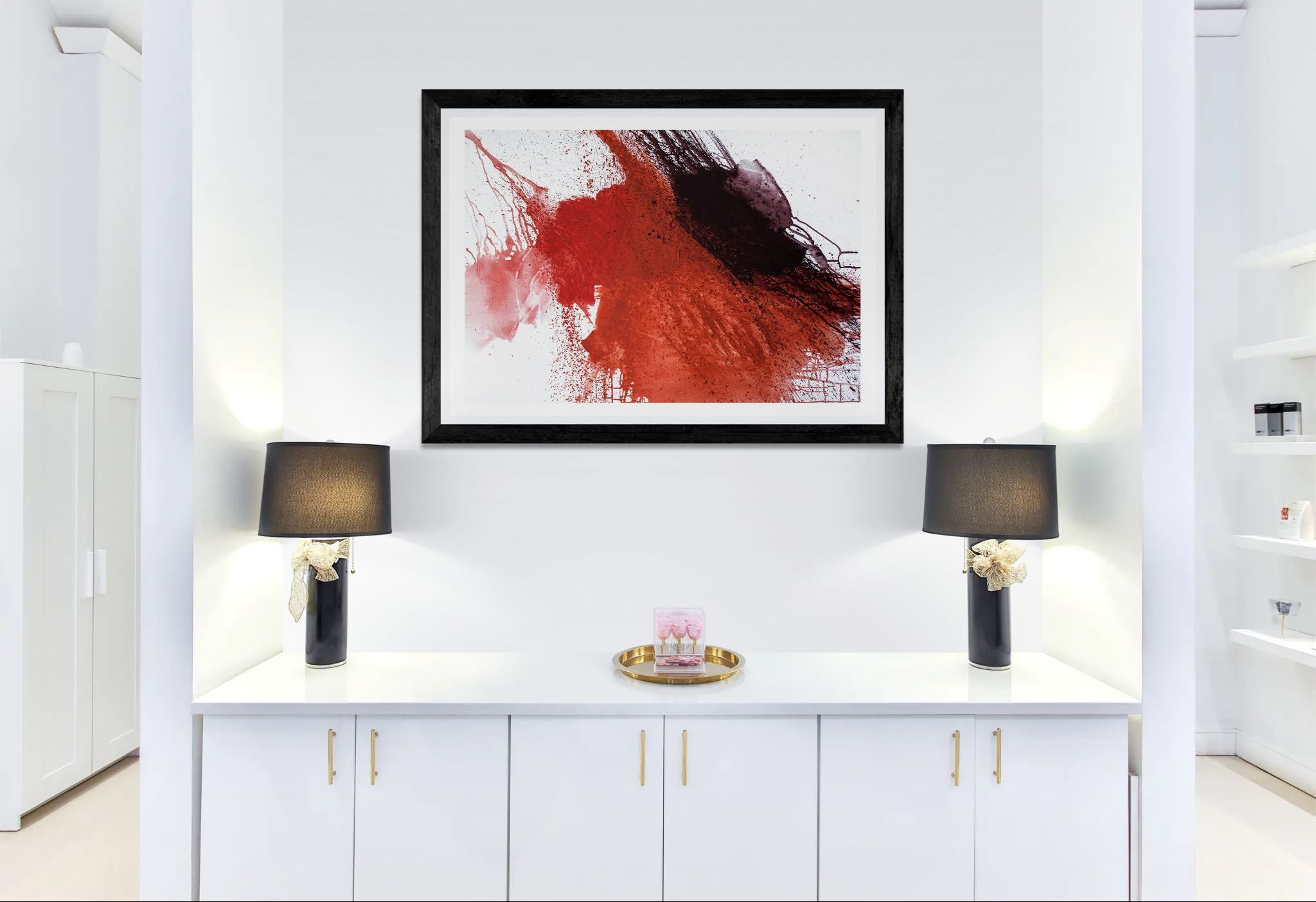 Flame by Natalija Miladinovic Wall Art Print