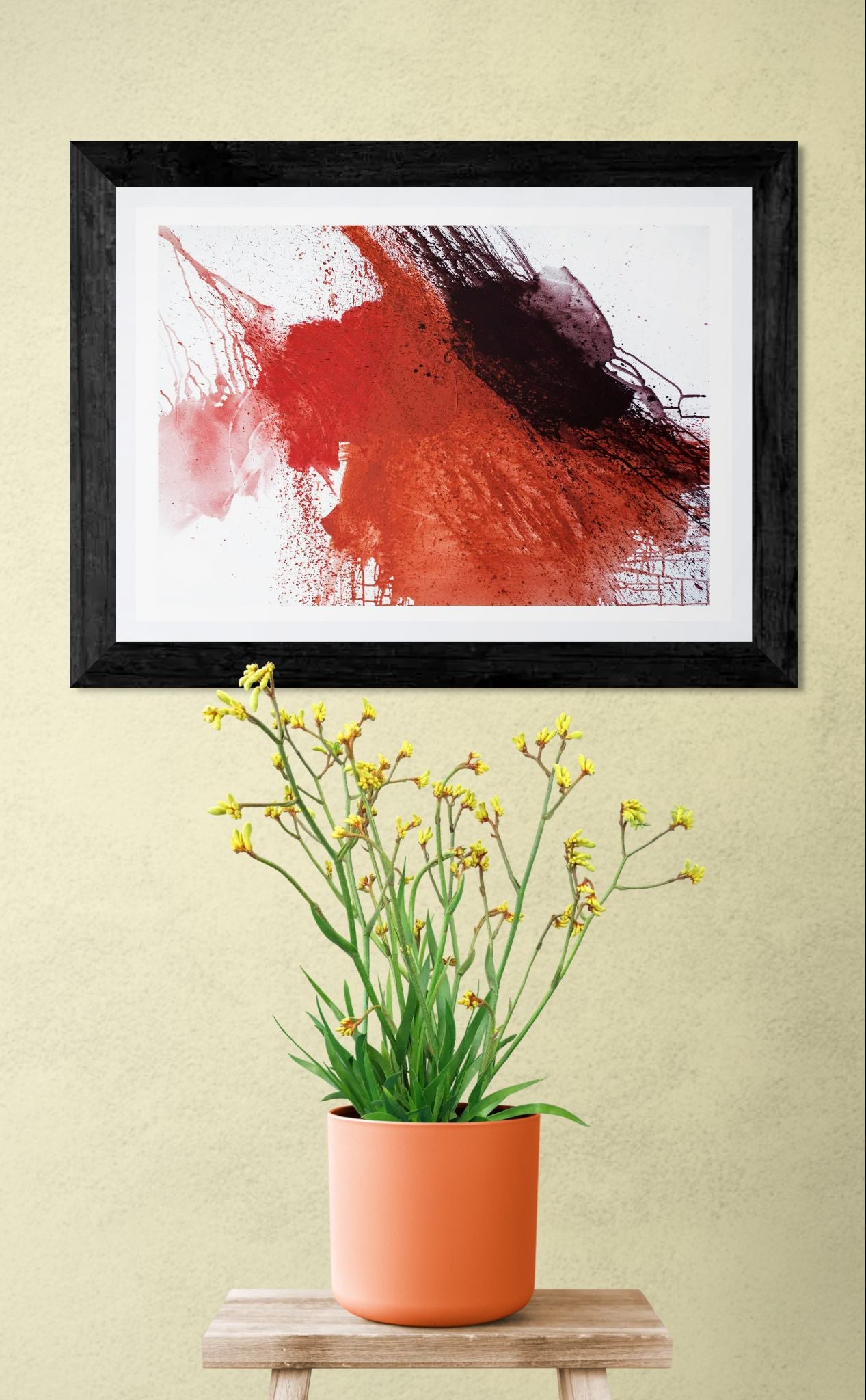 Flame by Natalija Miladinovic Wall Art Print