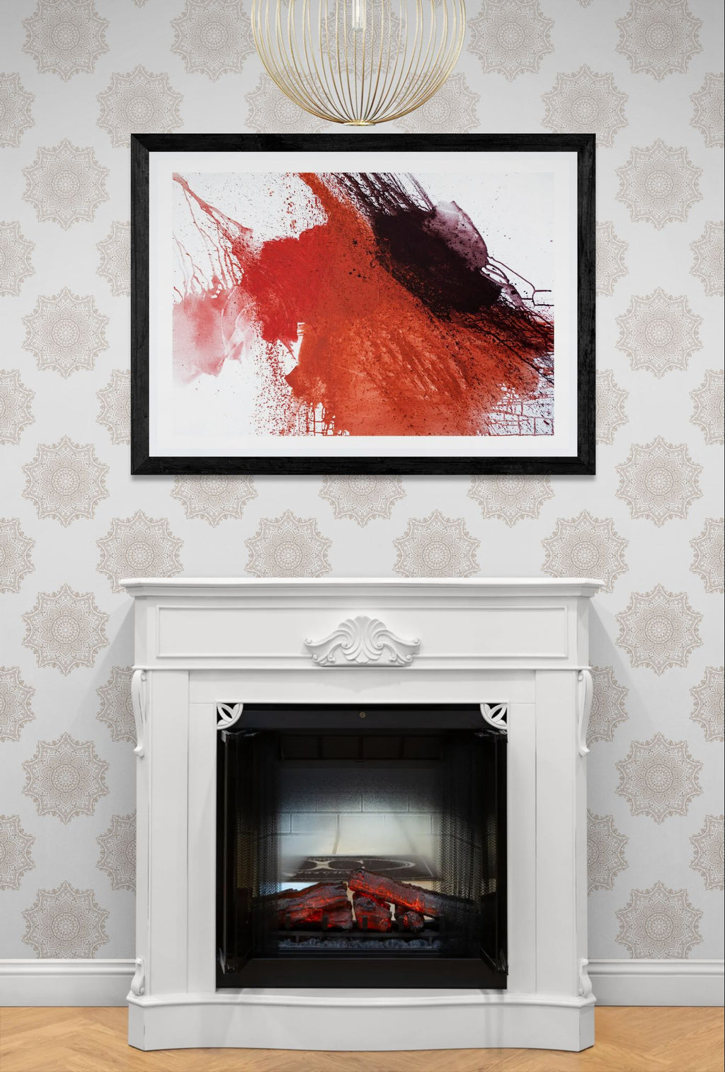 Flame by Natalija Miladinovic Wall Art Print