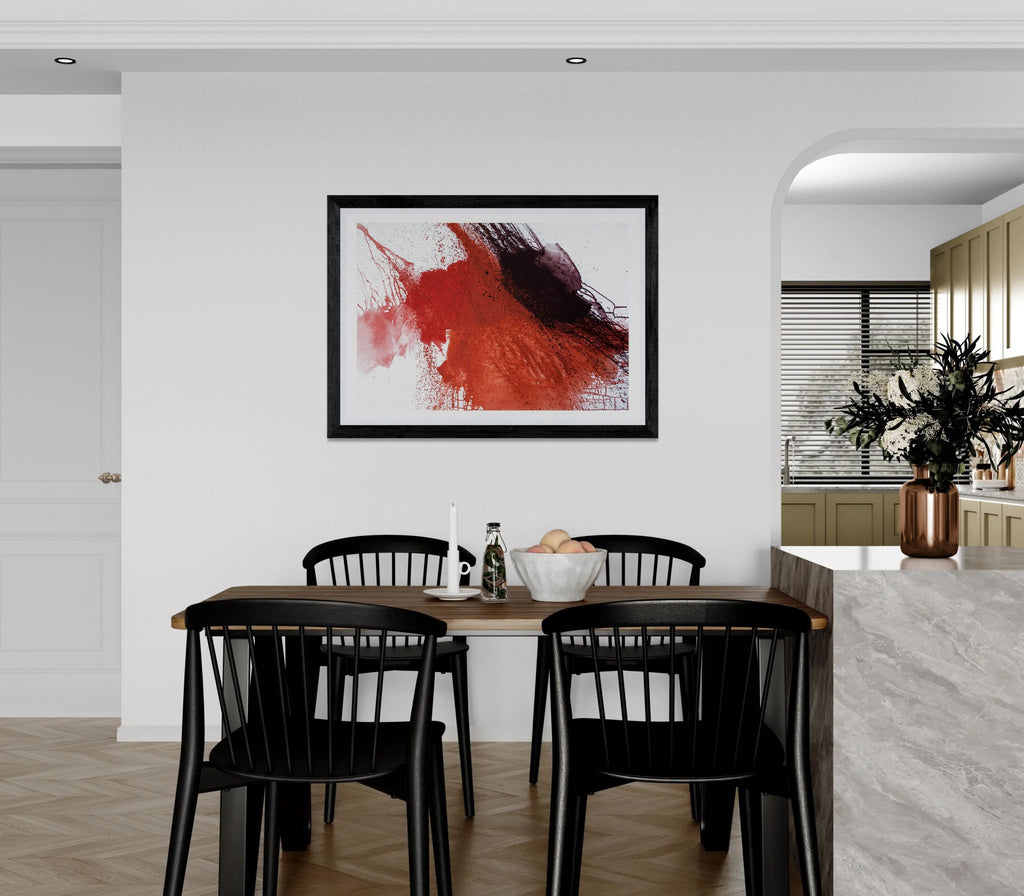 Flame by Natalija Miladinovic Wall Art Print