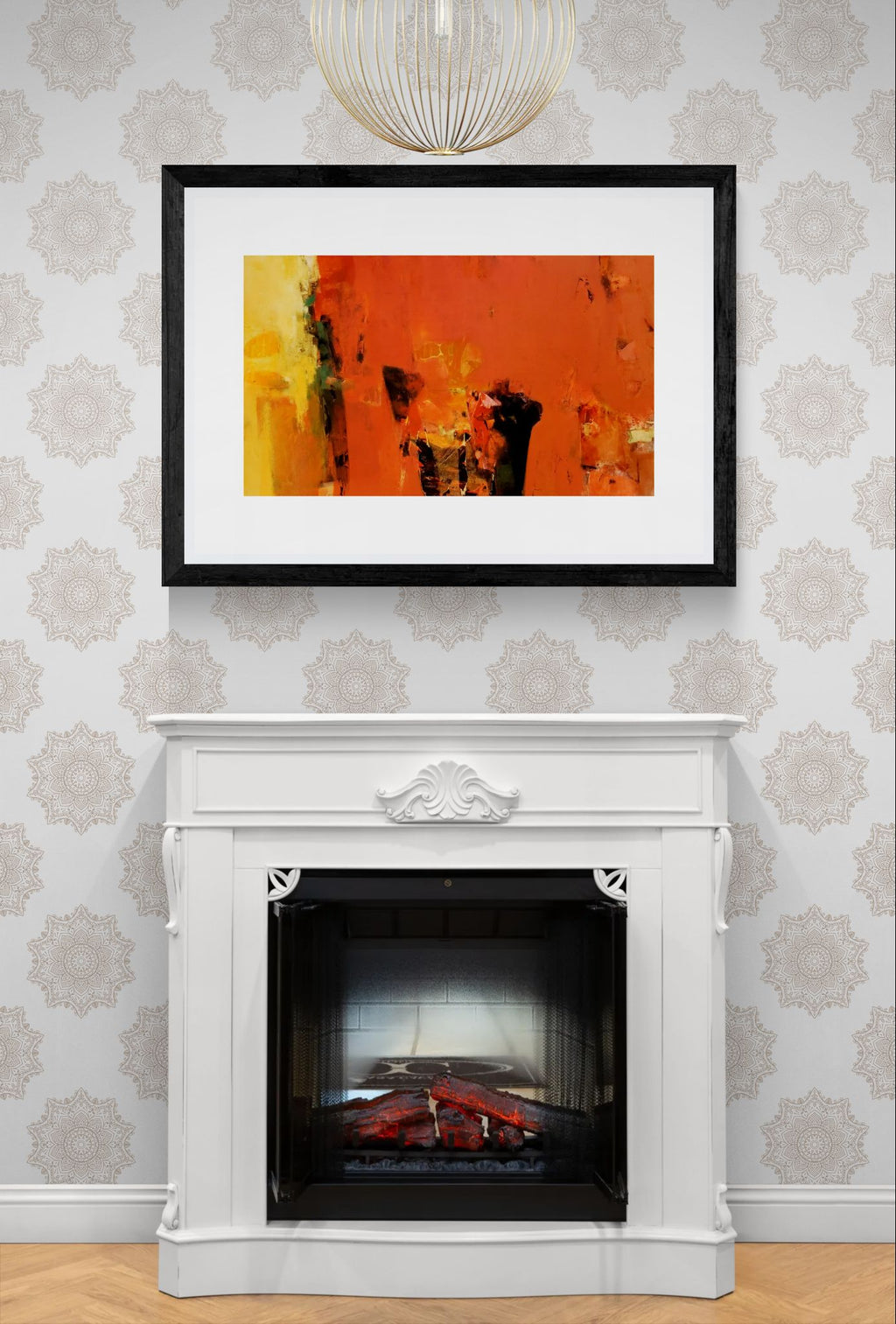 Painting by ravi mandlik Wall Art Print