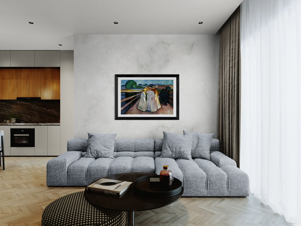 On the Bridge (Thielska) by Edvard Munch Wall Art Print