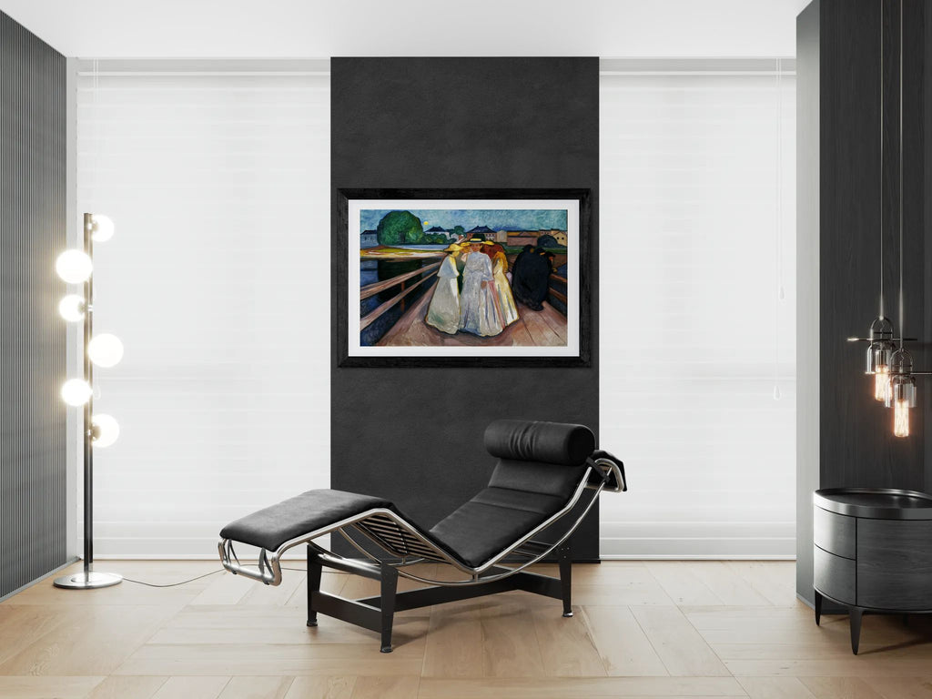 On the Bridge (Thielska) by Edvard Munch Wall Art Print