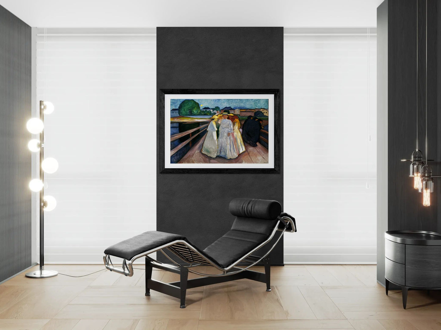 On the Bridge (Thielska) by Edvard Munch Wall Art Print