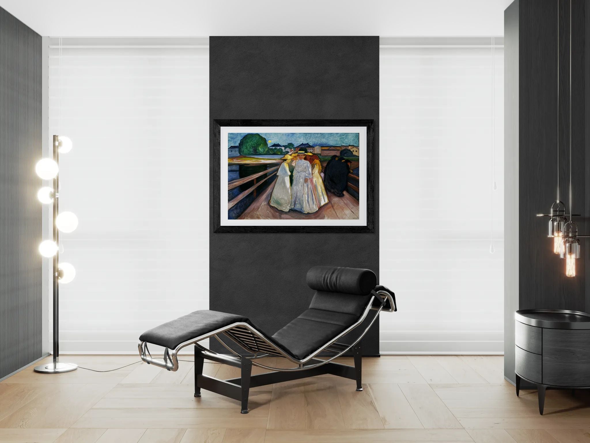 On the Bridge (Thielska) by Edvard Munch Wall Art Print