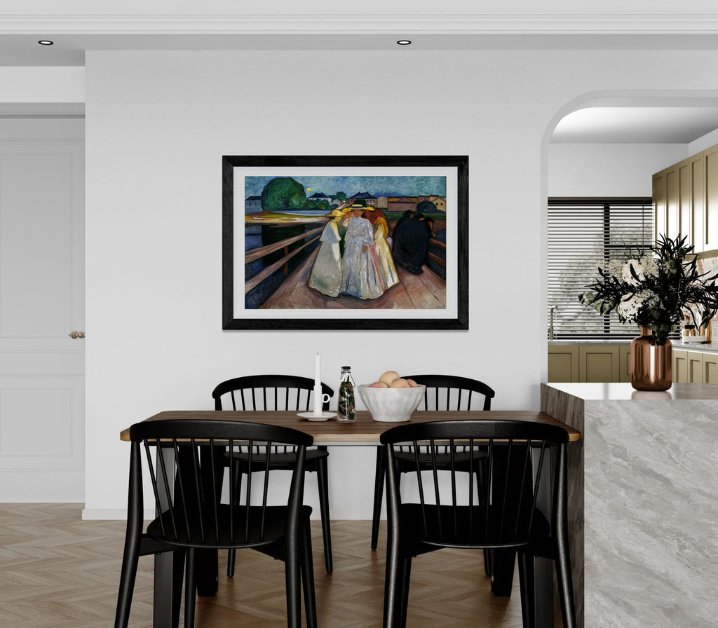 On the Bridge (Thielska) by Edvard Munch Wall Art Print