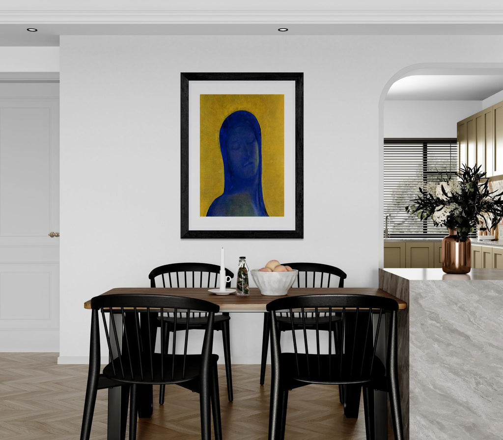 Closed Eyes by Odilon Redon Wall Art Print