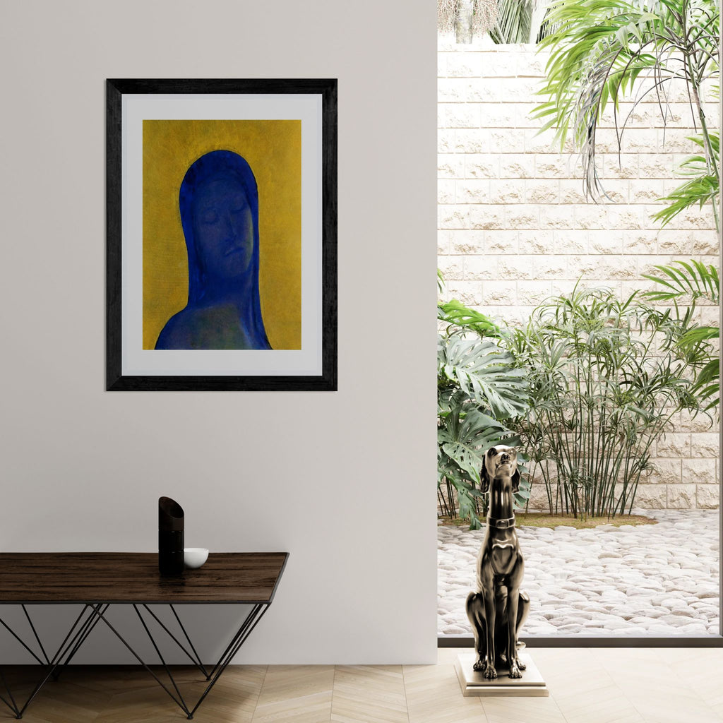 Closed Eyes by Odilon Redon Wall Art Print