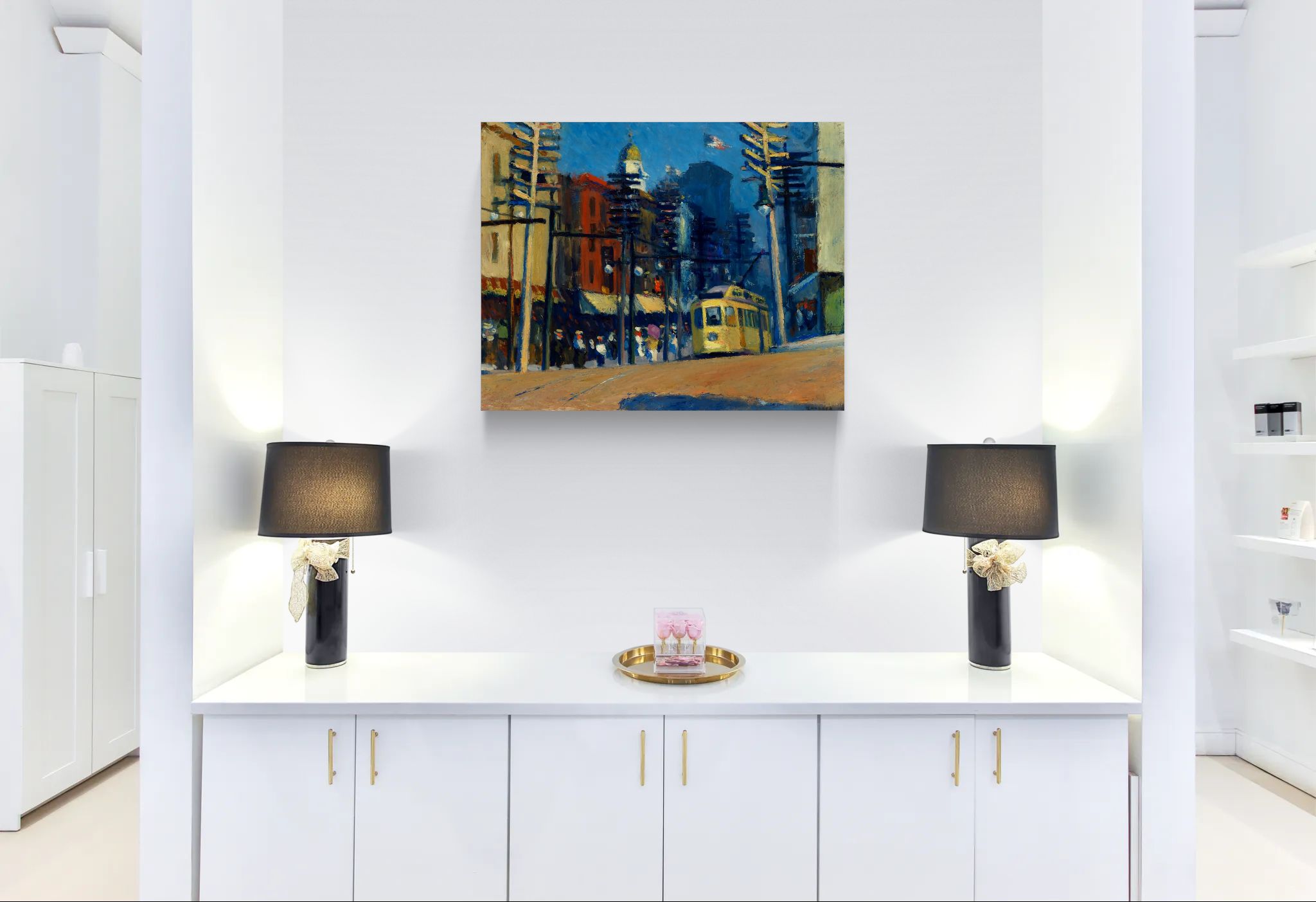 Yonkers by Edward Hopper Matte Canvas Wall Art Print