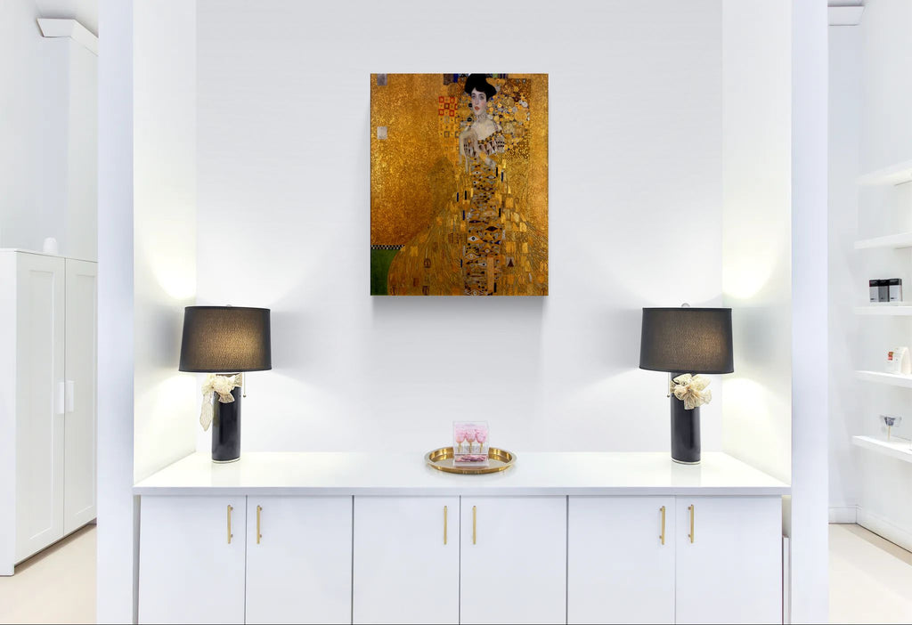 Adele Bloch-Bauer by Gustav Klimt Matte Canvas Wall Art Print