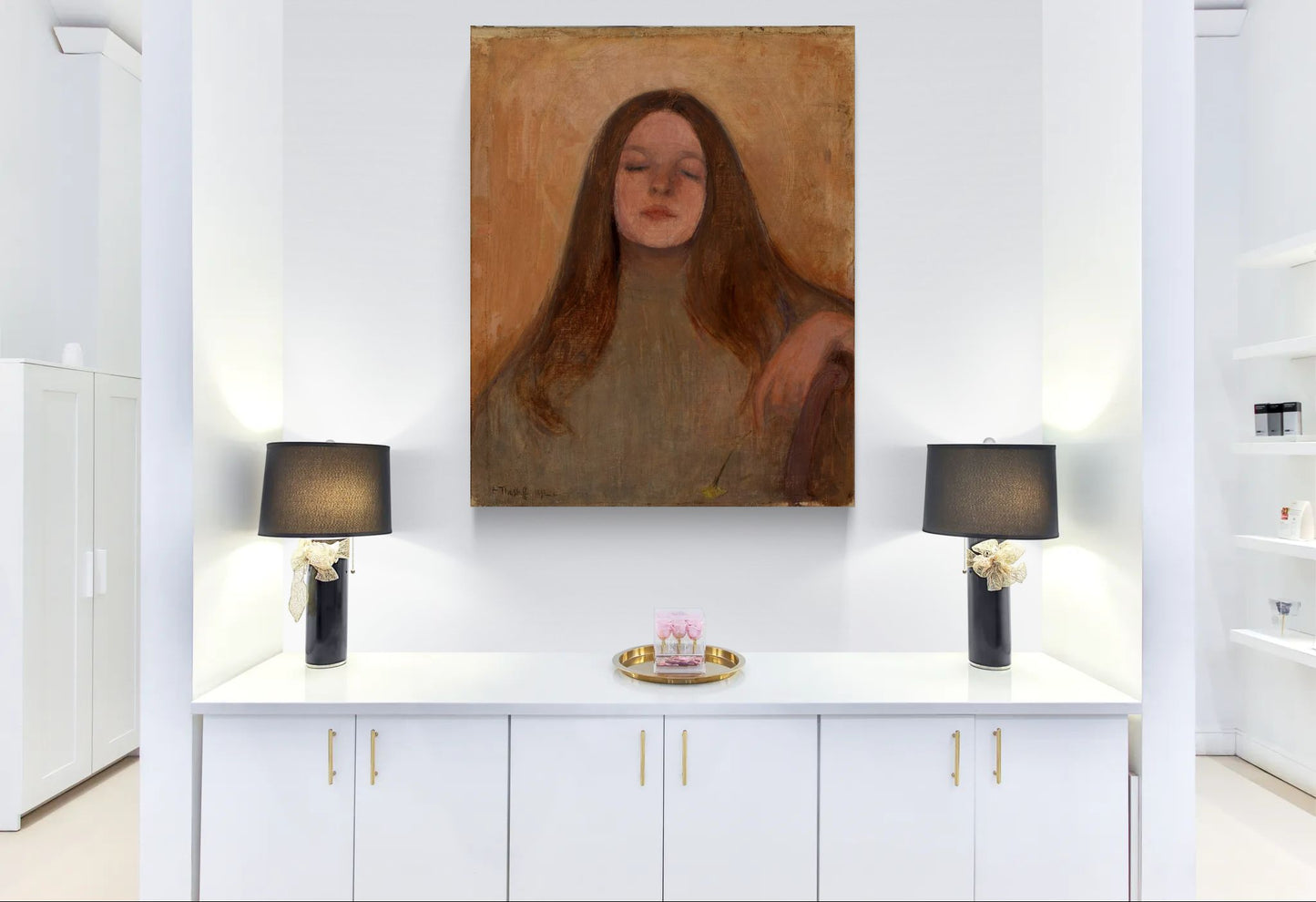 Thyra Elisabeth by Ellen Thesleff Matte Canvas Wall Art Print