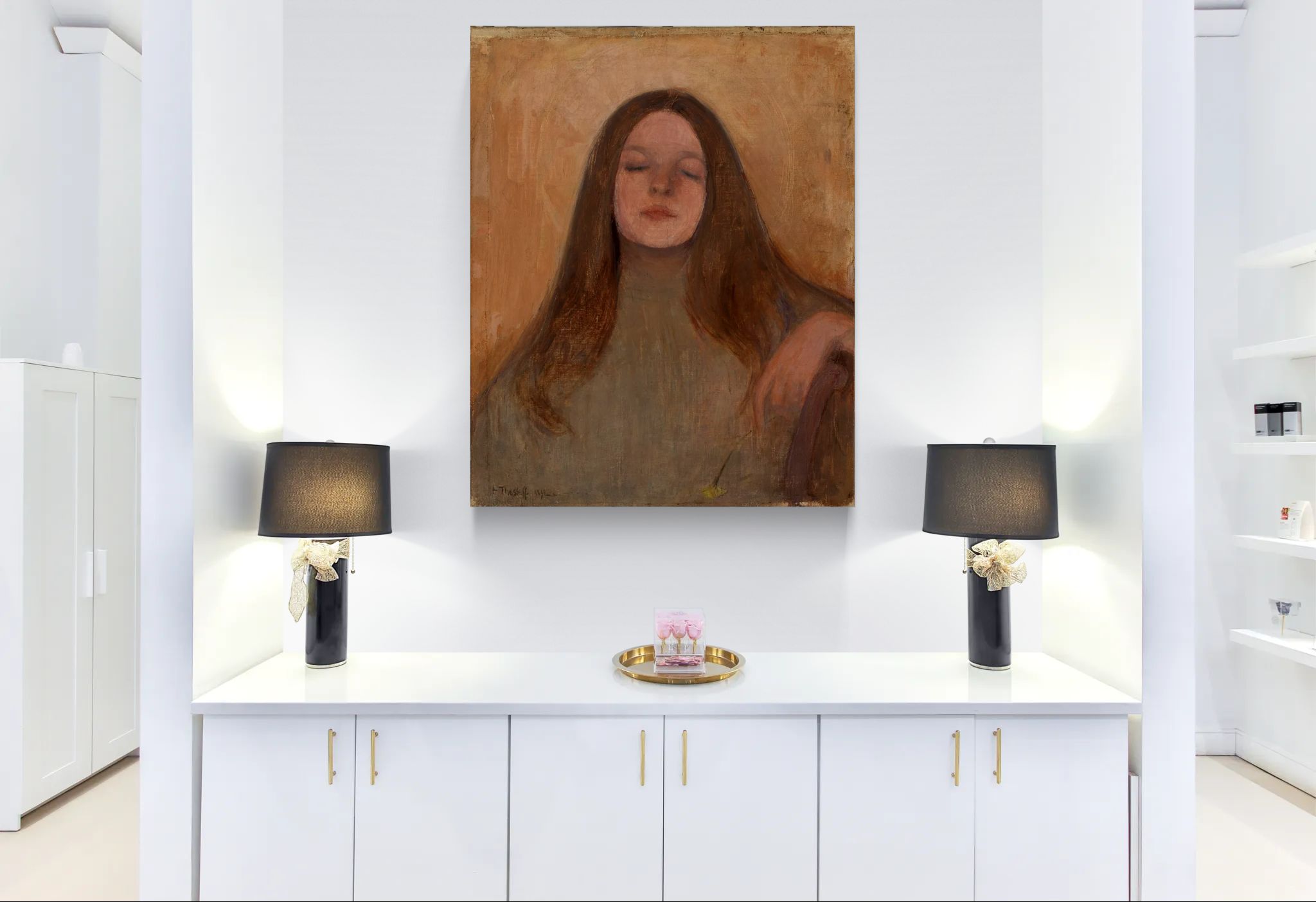 Thyra Elisabeth by Ellen Thesleff Matte Canvas Wall Art Print