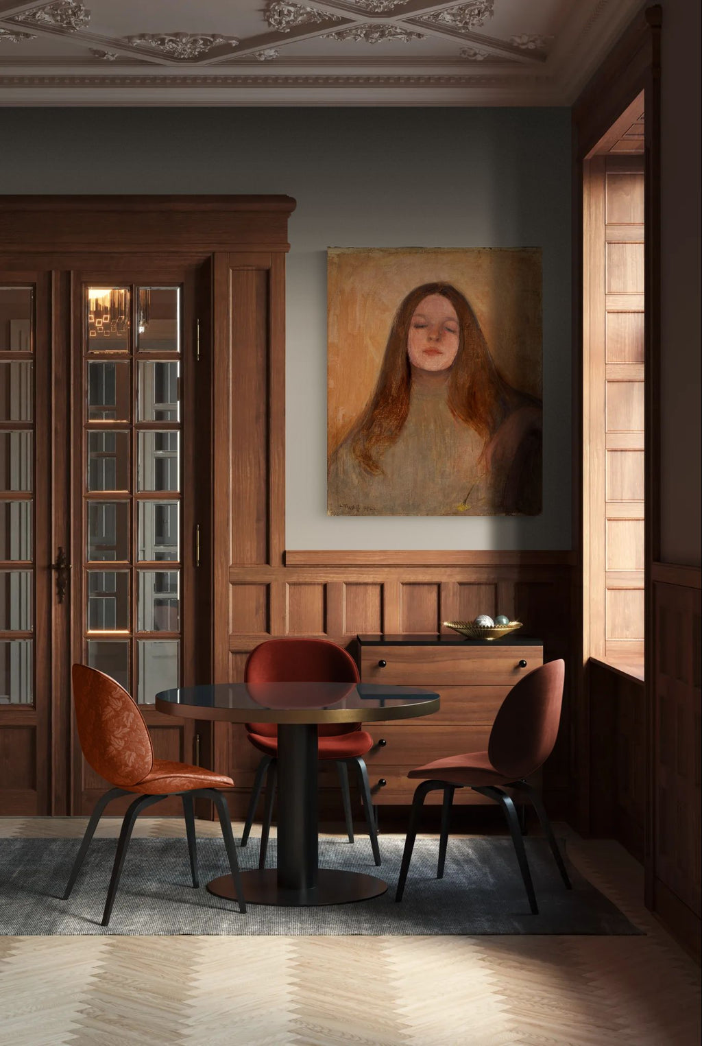 Thyra Elisabeth by Ellen Thesleff Matte Canvas Wall Art Print