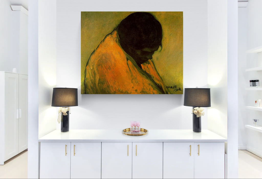 Amparo by Isidre Nonell Matte Stretched Canvas Wall Art Print