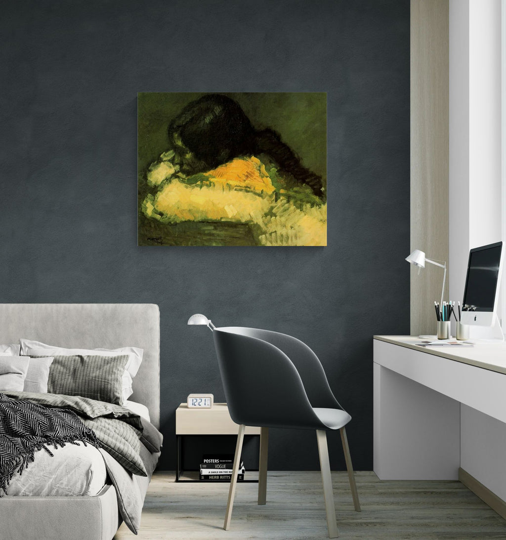 La Chata by Isidre Nonell Matte Canvas Wall Art Print