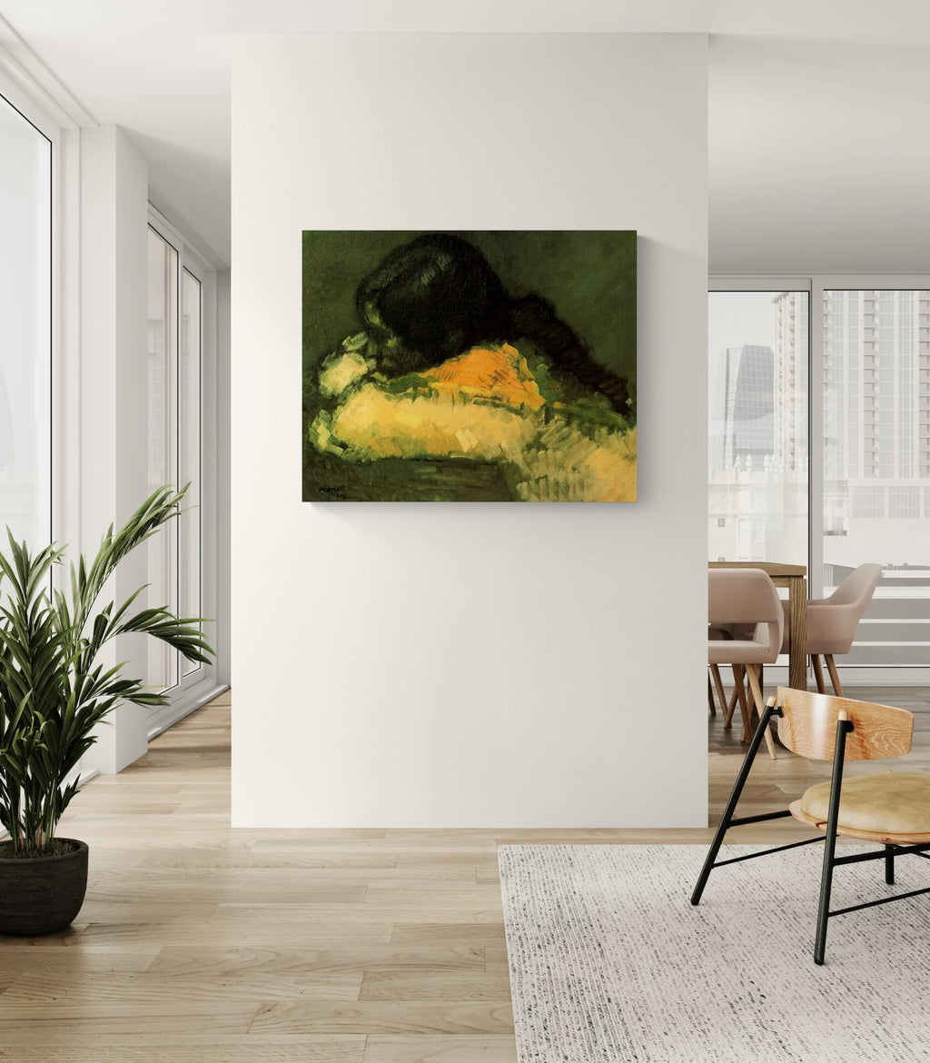 La Chata by Isidre Nonell Matte Canvas Wall Art Print