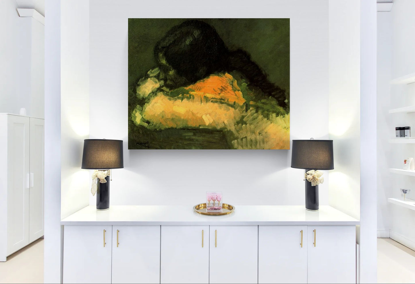 La Chata by Isidre Nonell Matte Canvas Wall Art Print