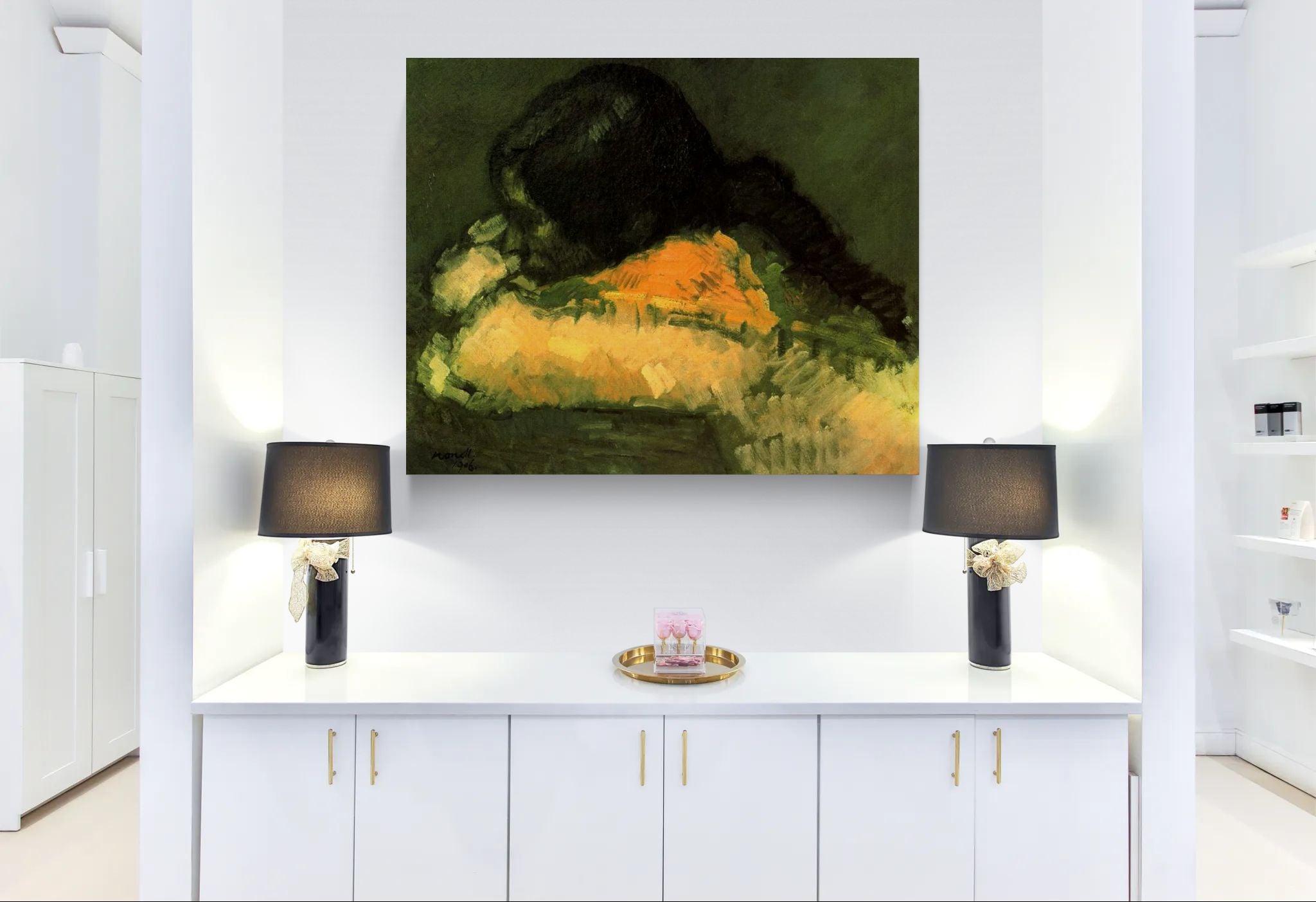 La Chata by Isidre Nonell Matte Canvas Wall Art Print