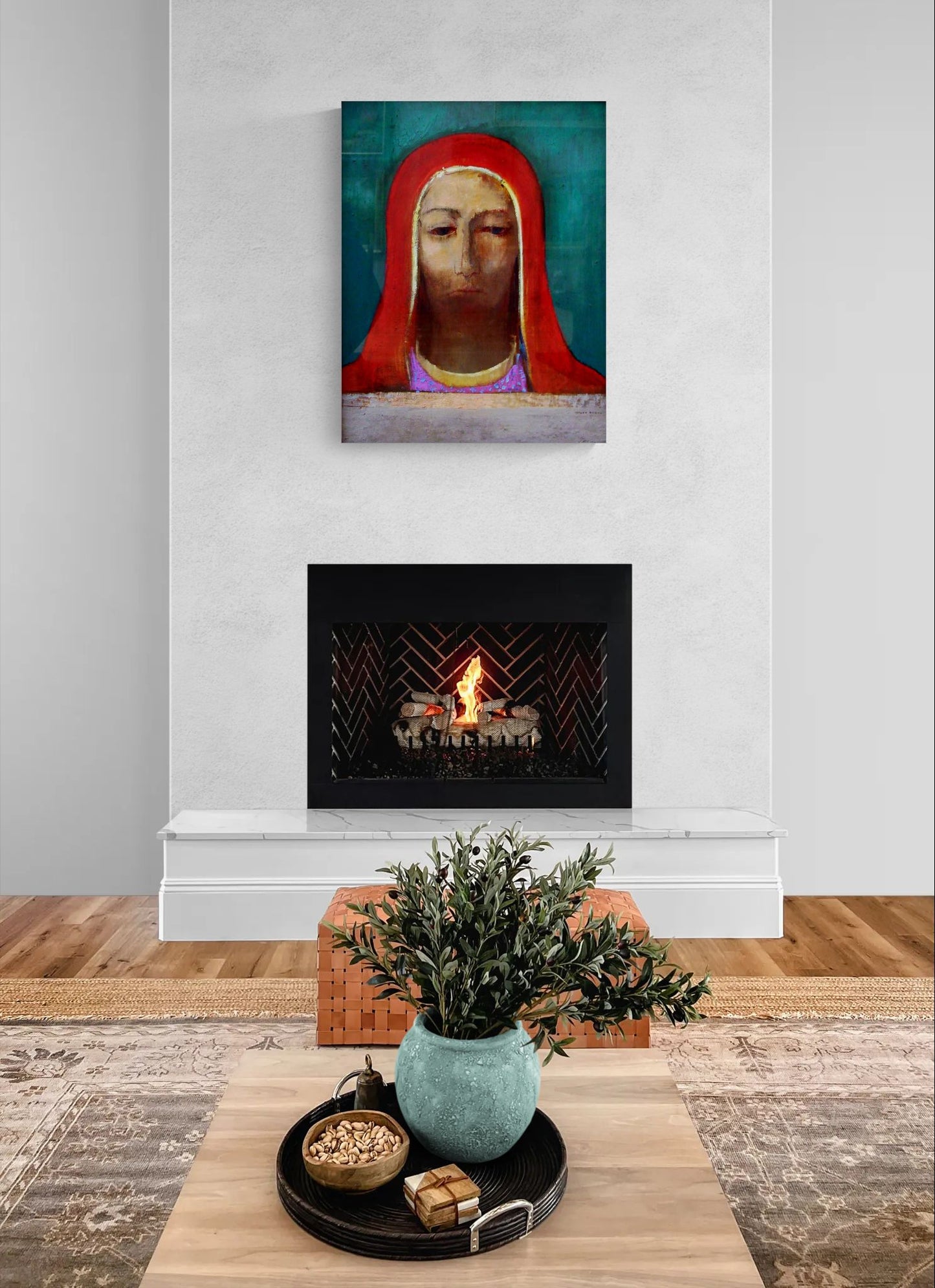 Le Silence by Odilon Redon Matte Canvas Wall Art Print