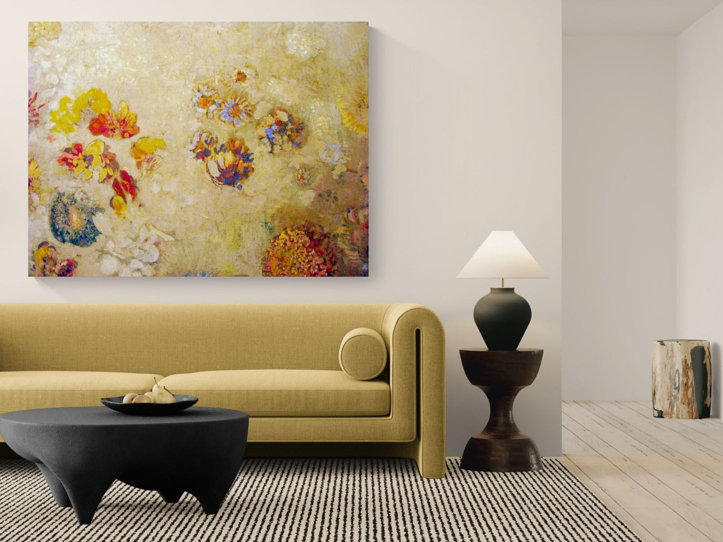 Andrevanb Panneau Décoratif by Odilon Redon Matte Canvas Wall Art Print
