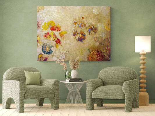Andrevanb Panneau Décoratif by Odilon Redon Matte Canvas Wall Art Print