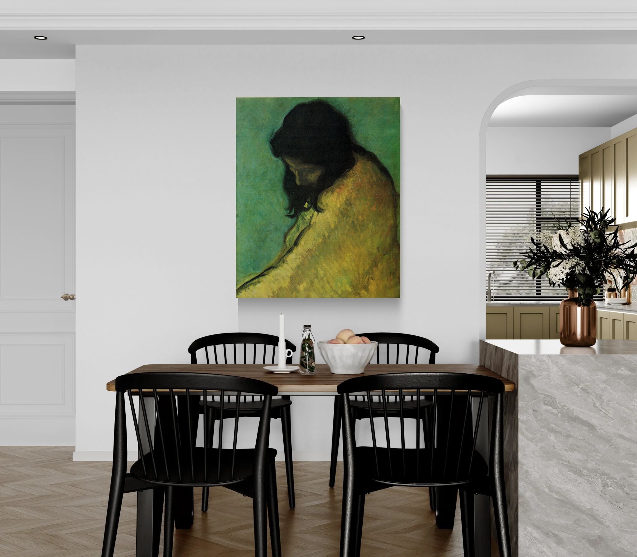 Consuelo by Isidre Nonell Matte Canvas Wall Art Print