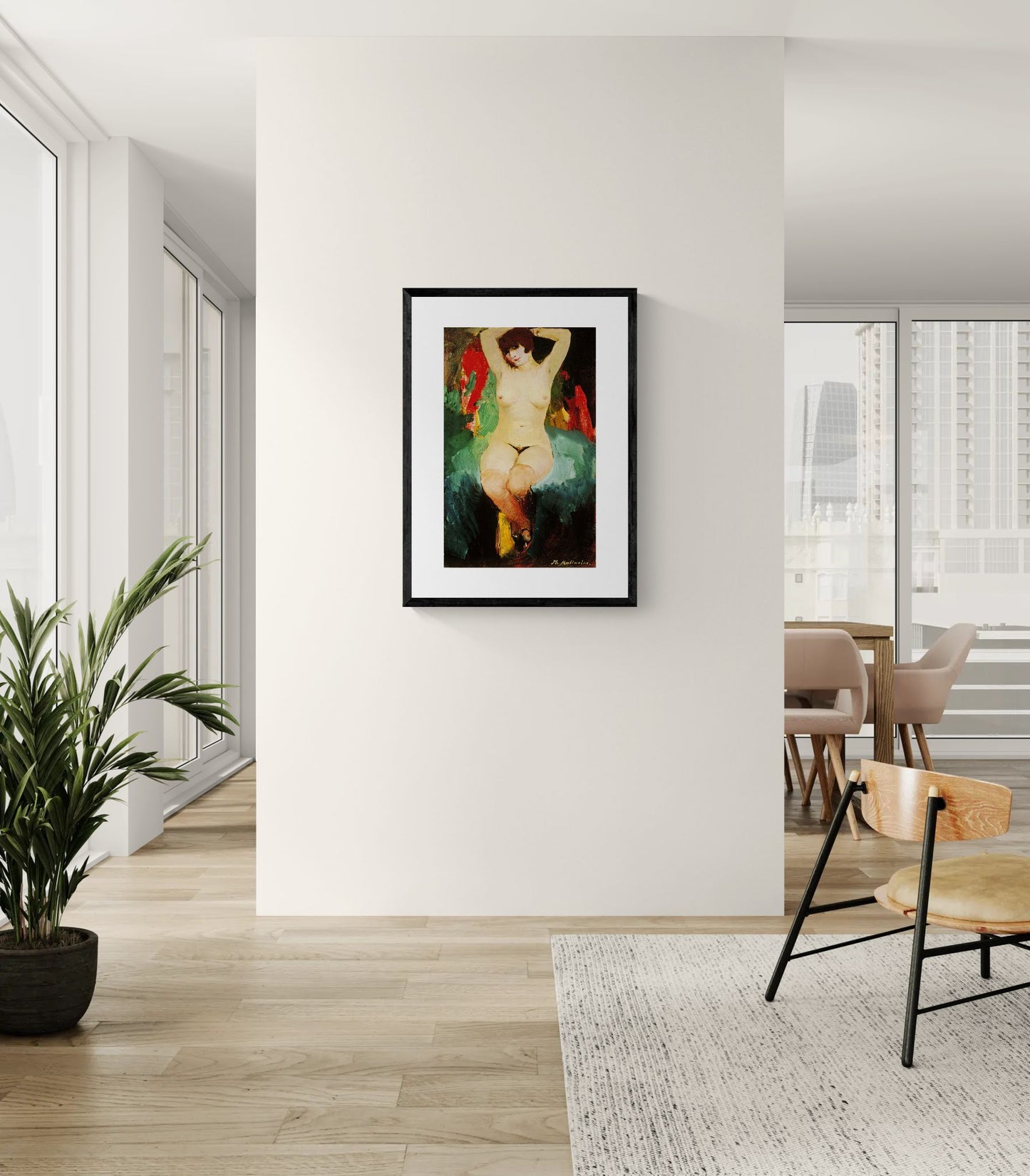 Nude female by Filipp Malyavin Wall Art Poster