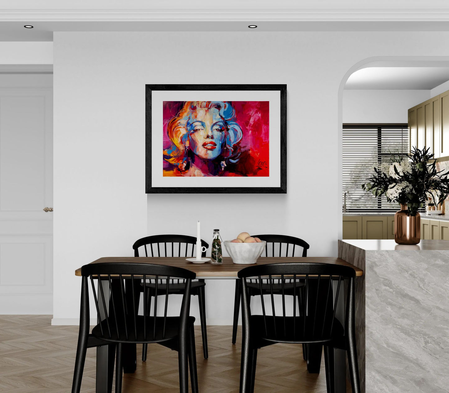 Marilyn Monroe attributed to Voke Wall Pop Art Poster