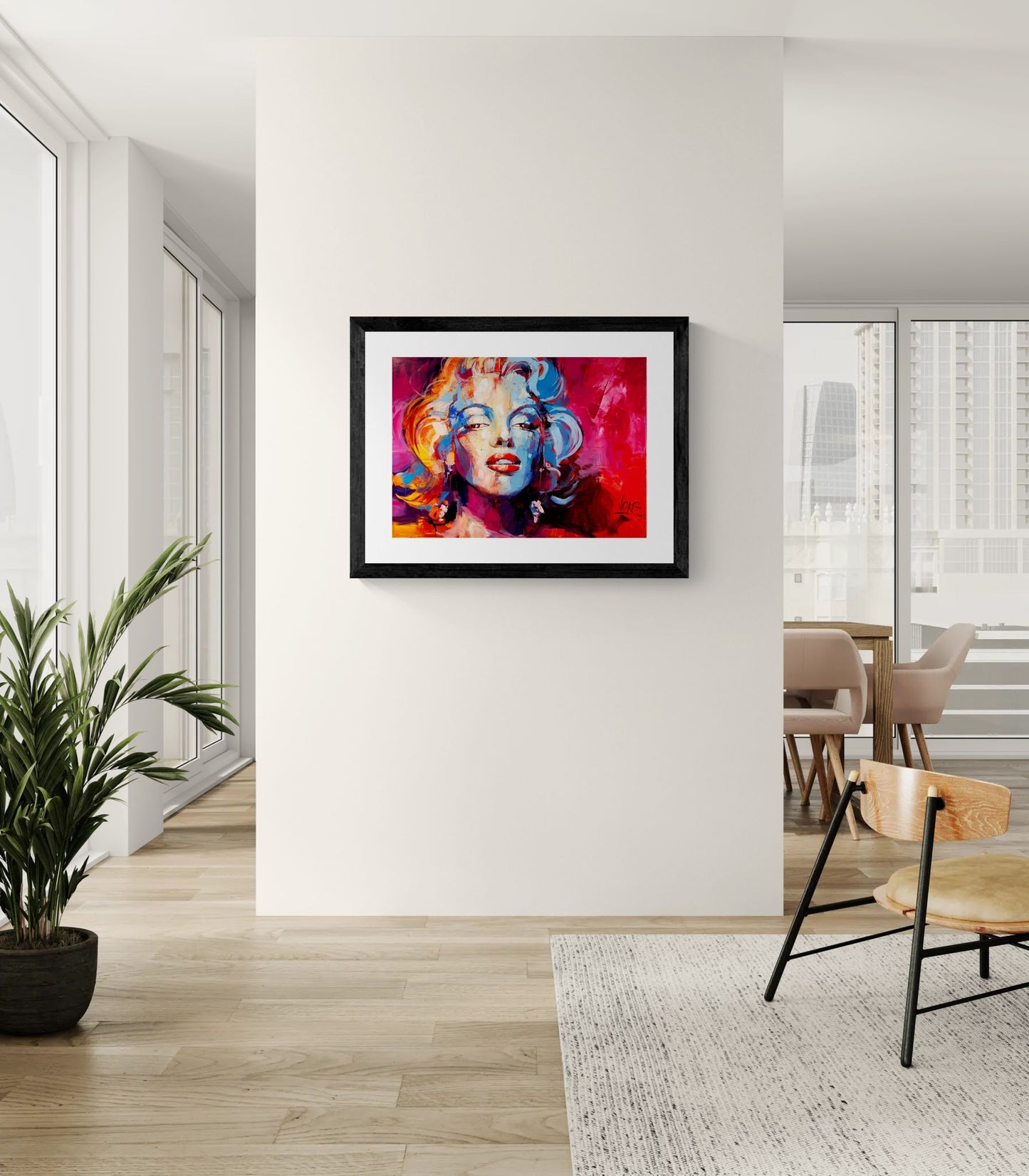 Marilyn Monroe attributed to Voke Wall Pop Art Poster