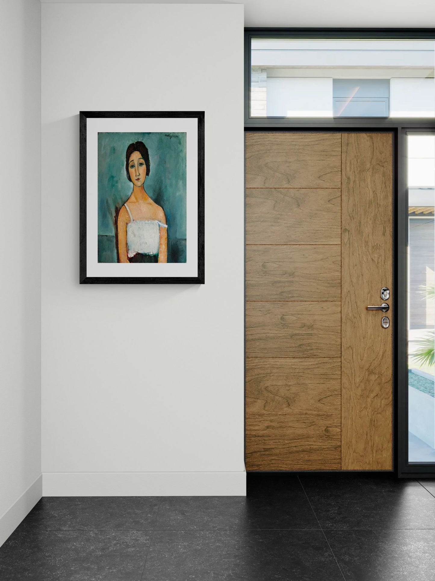 Christina by Amedeo Modigliani Framed Wall Art Poster