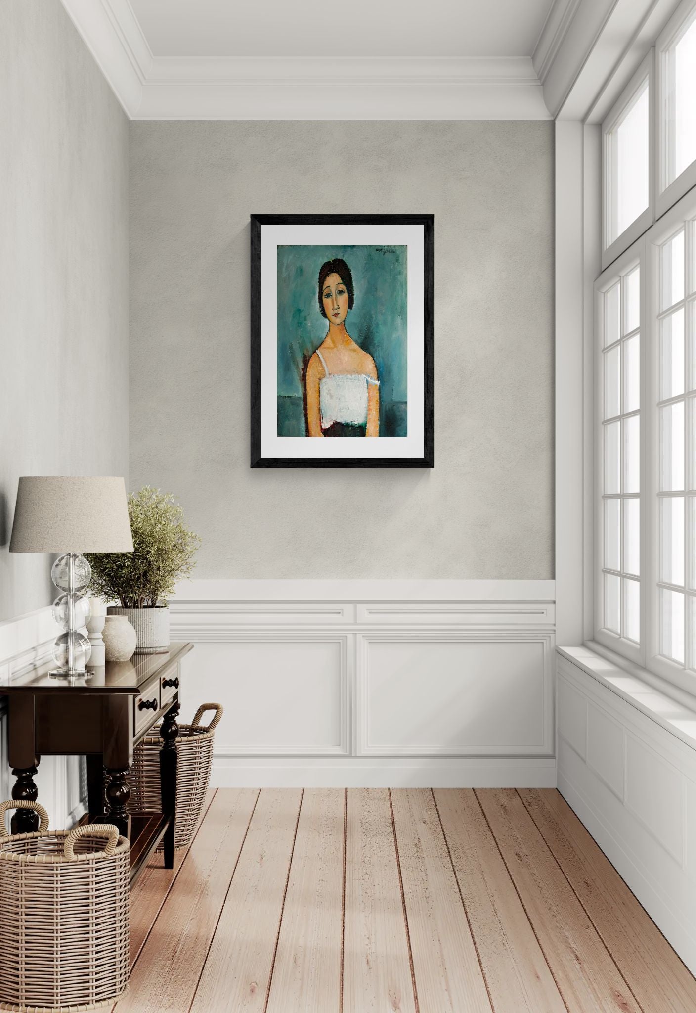Christina by Amedeo Modigliani Framed Wall Art Poster