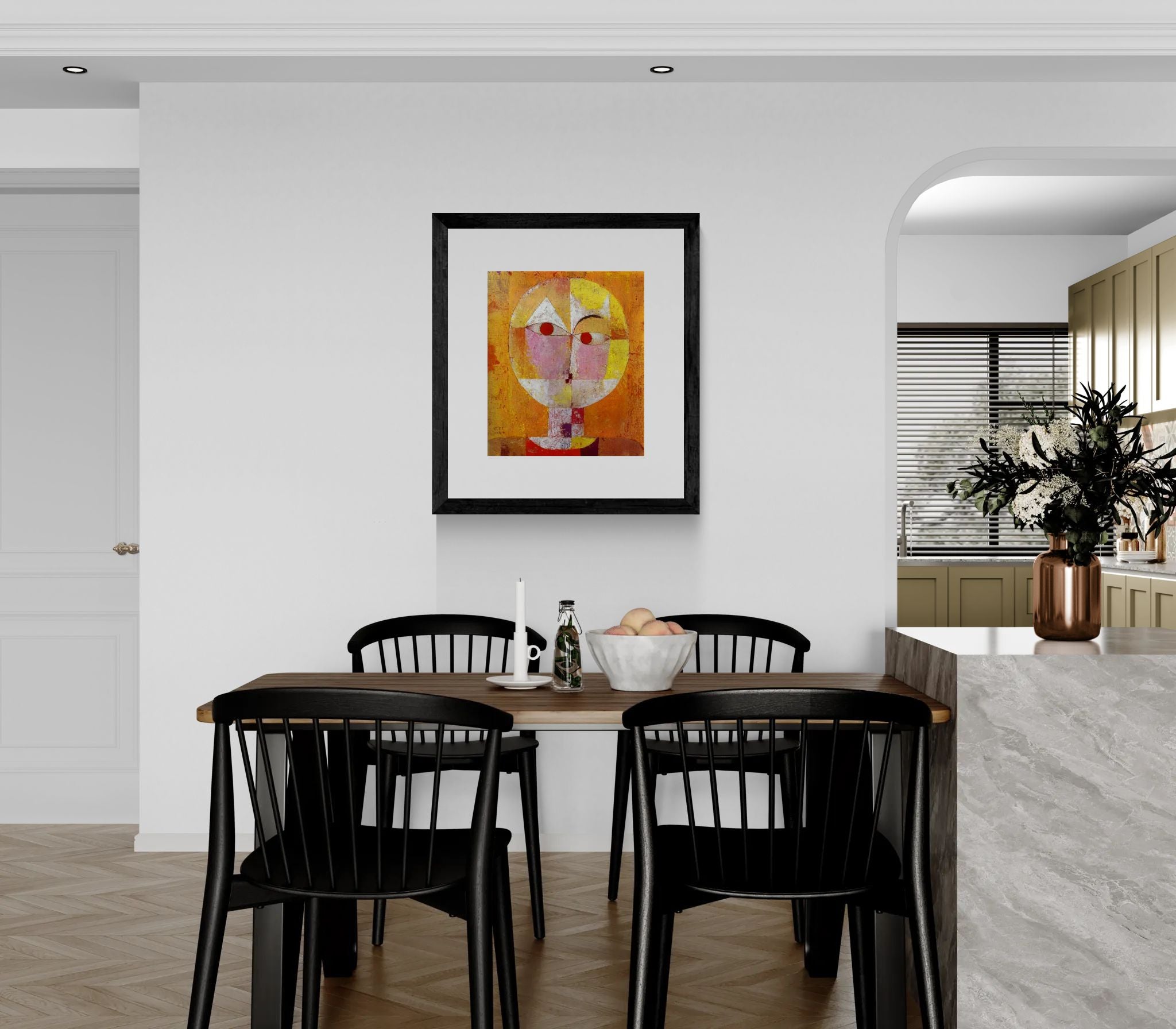 Senecio II by Paul Klee Wall Art Print