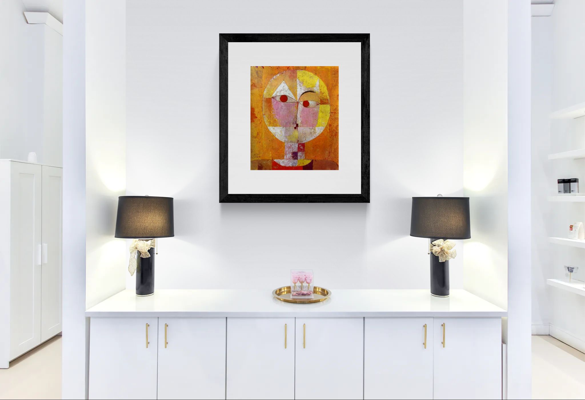 Senecio II by Paul Klee Framed Wall Art Poster