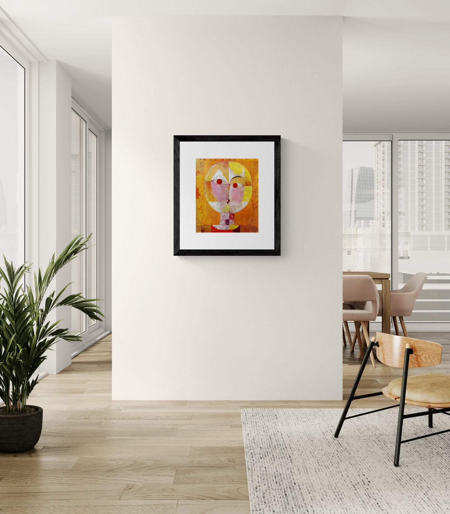 Senecio II by Paul Klee Framed Wall Art Poster