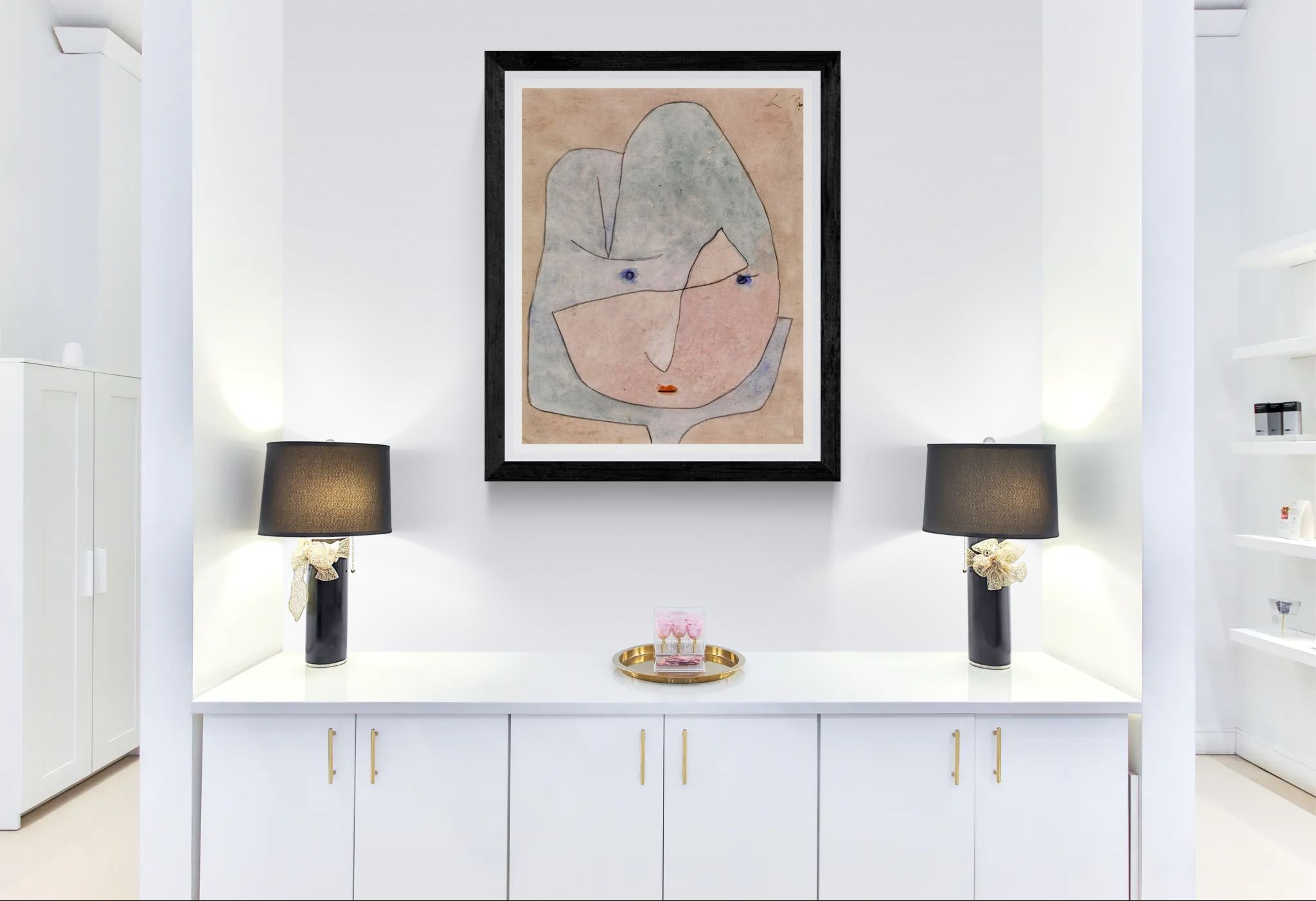 This Bloom is About to Wither by Paul Klee Framed Wall Art Poster