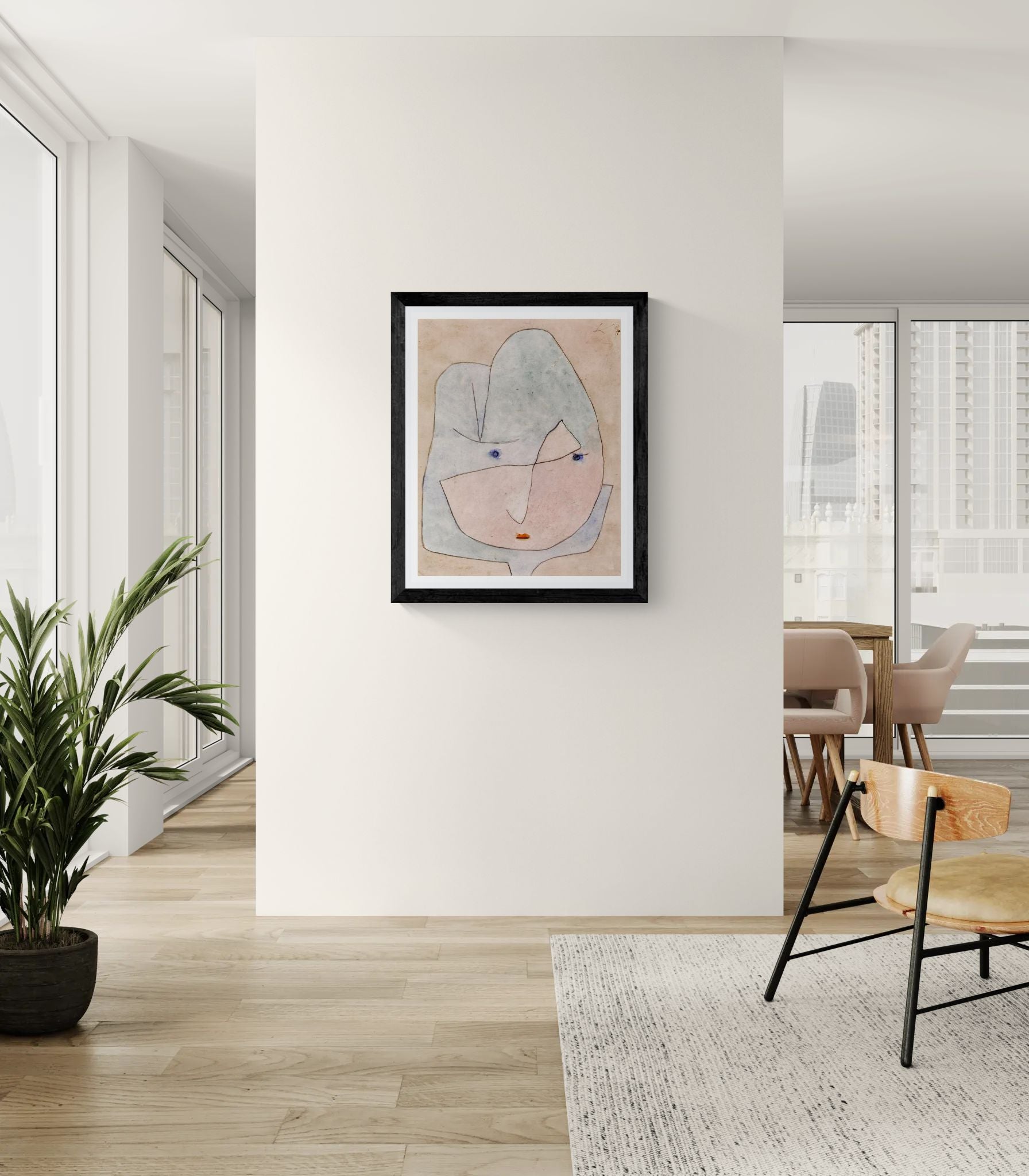 This Bloom is About to Wither by Paul Klee Framed Wall Art Poster