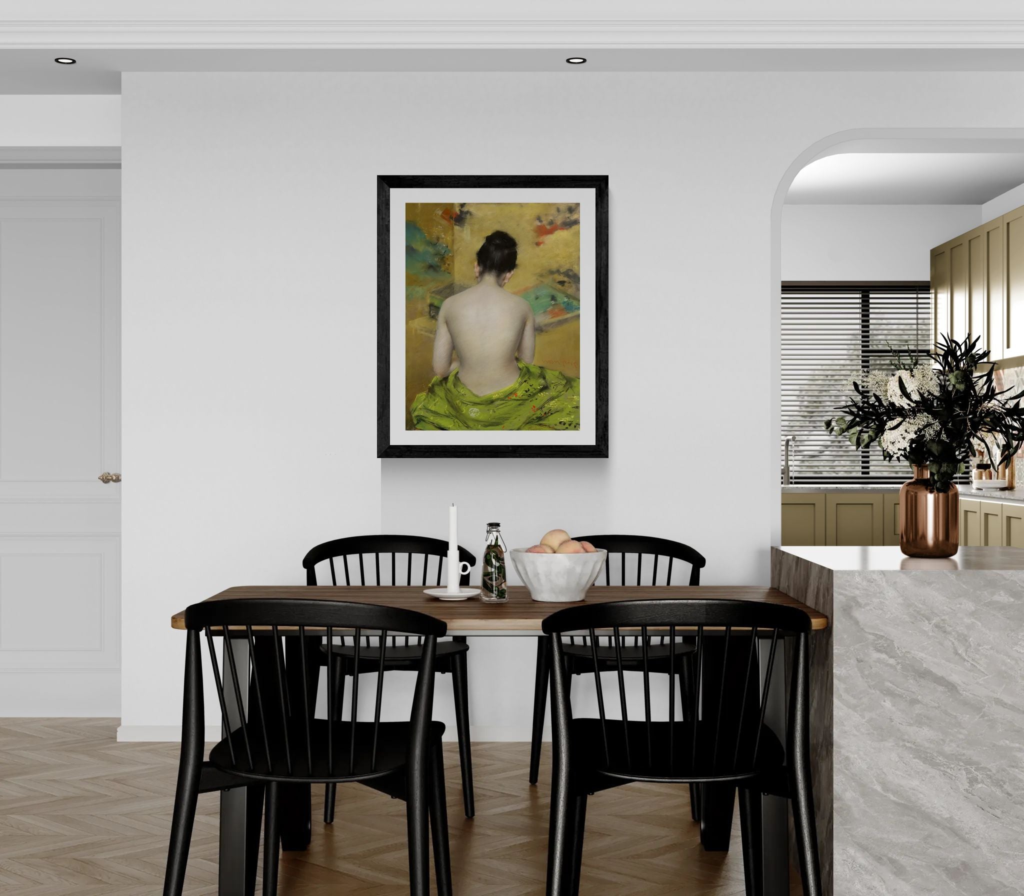 Study of Flesh Color and Gold by William Merritt Chase Wall Art Print