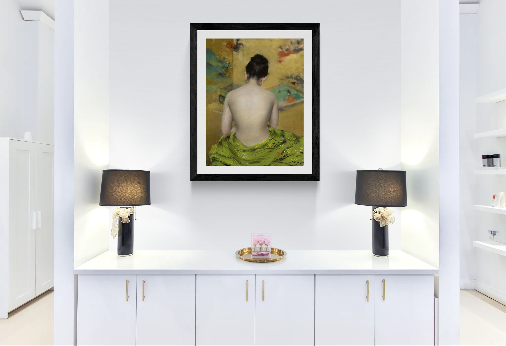Study of Flesh Color and Gold by William Merritt Chase Wall Art Print