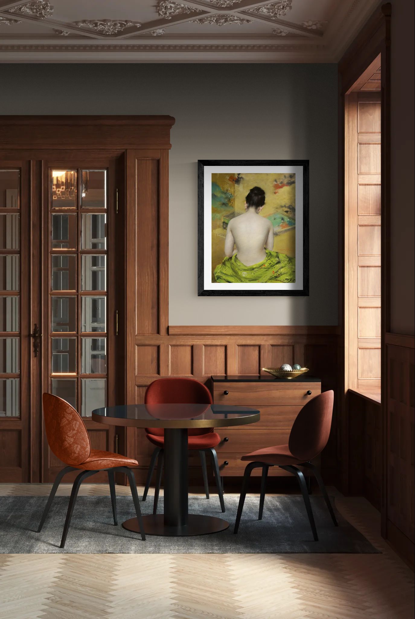 Study of Flesh Color and Gold by William Merritt Chase Wall Art Print