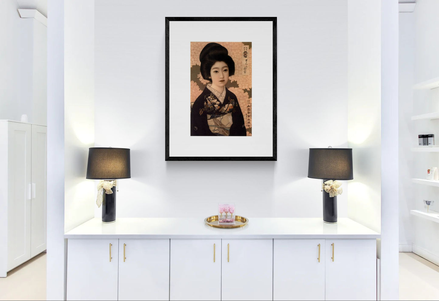 Sakura Masamune by Kitano Tsunetomgi Vintage Japanese Geisha Art Poster